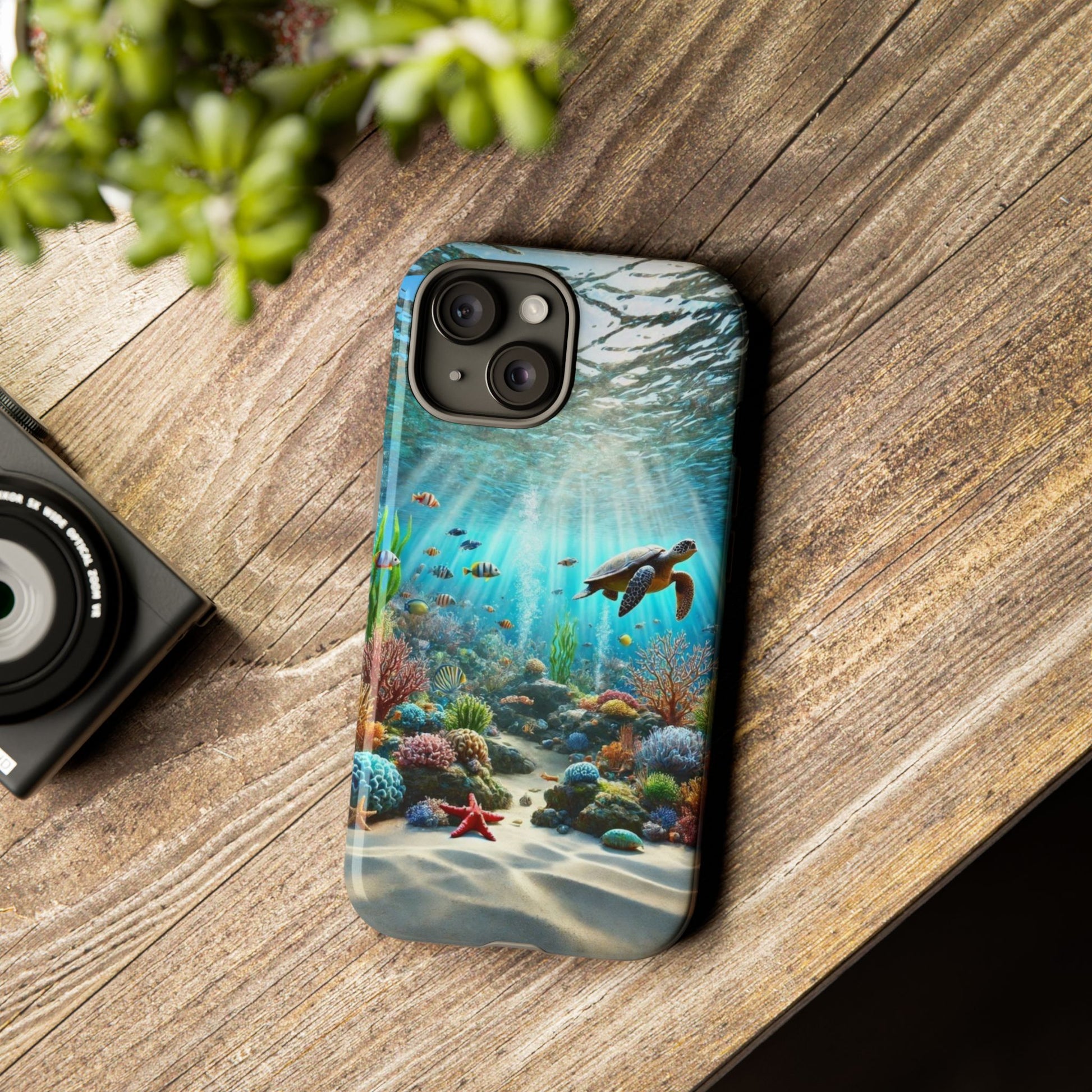 Under Sea Landscape Tough Cases for iPhones, Samsung, and Pixel