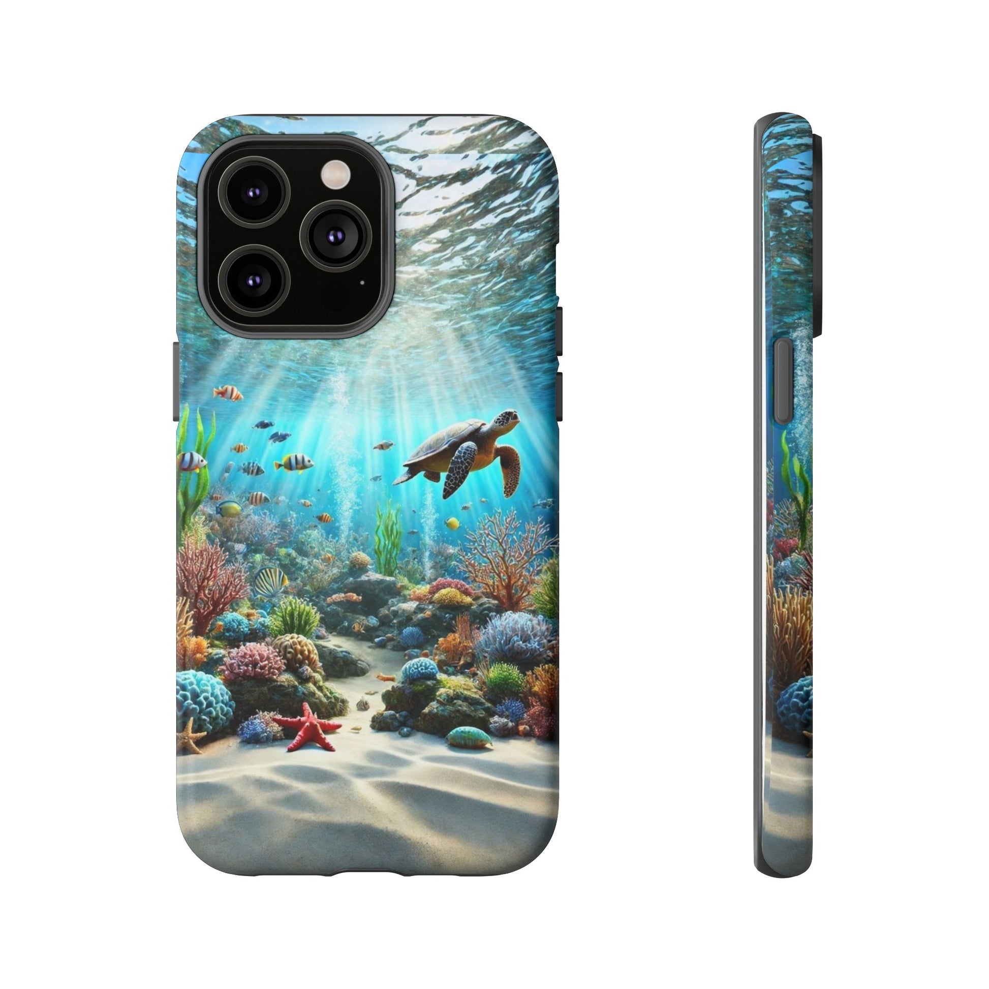 Under Sea Landscape Tough Cases for iPhones, Samsung, and Pixel