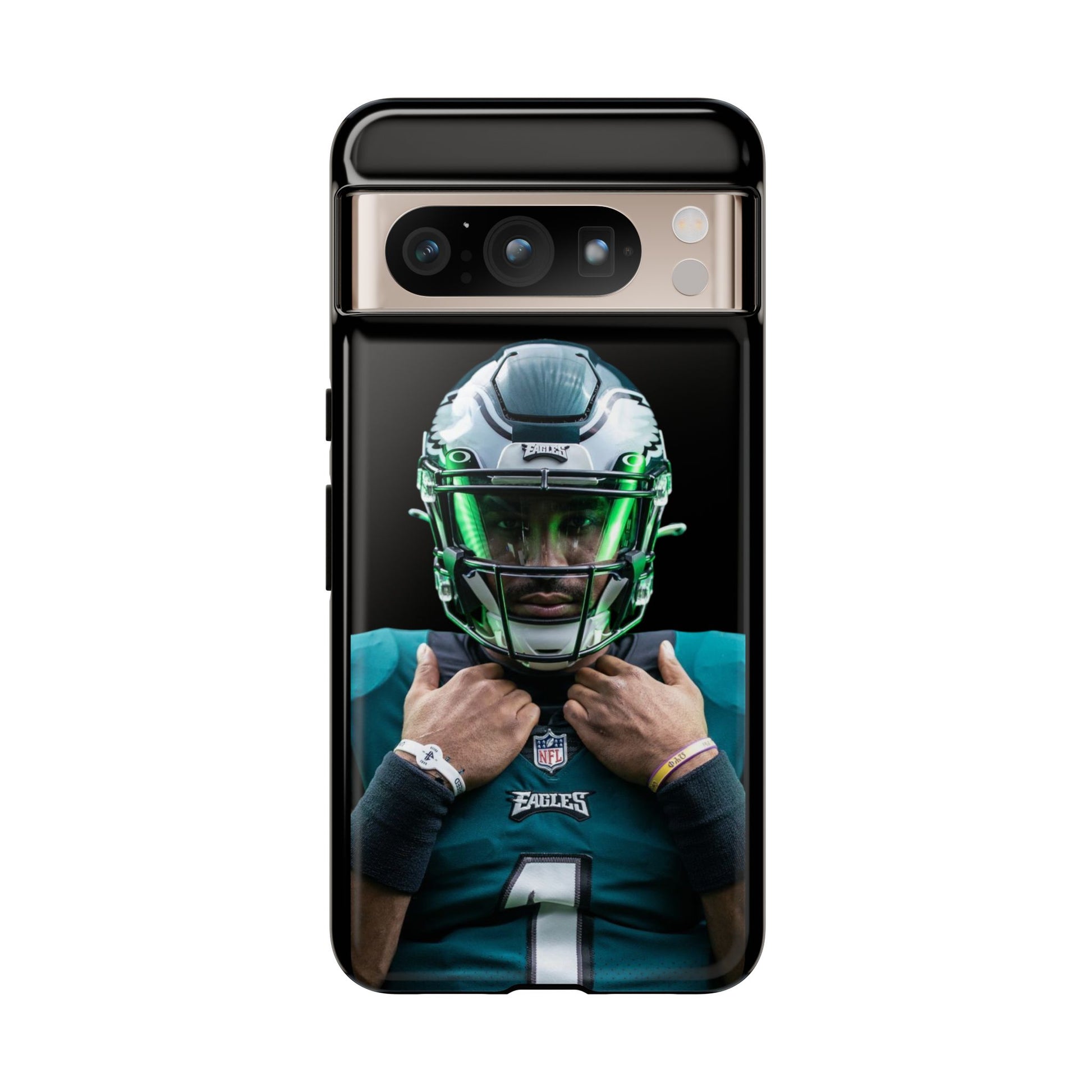 Eagles Football Jalen Hurts Tough Cases for iPhones, Samsung, and Pixel