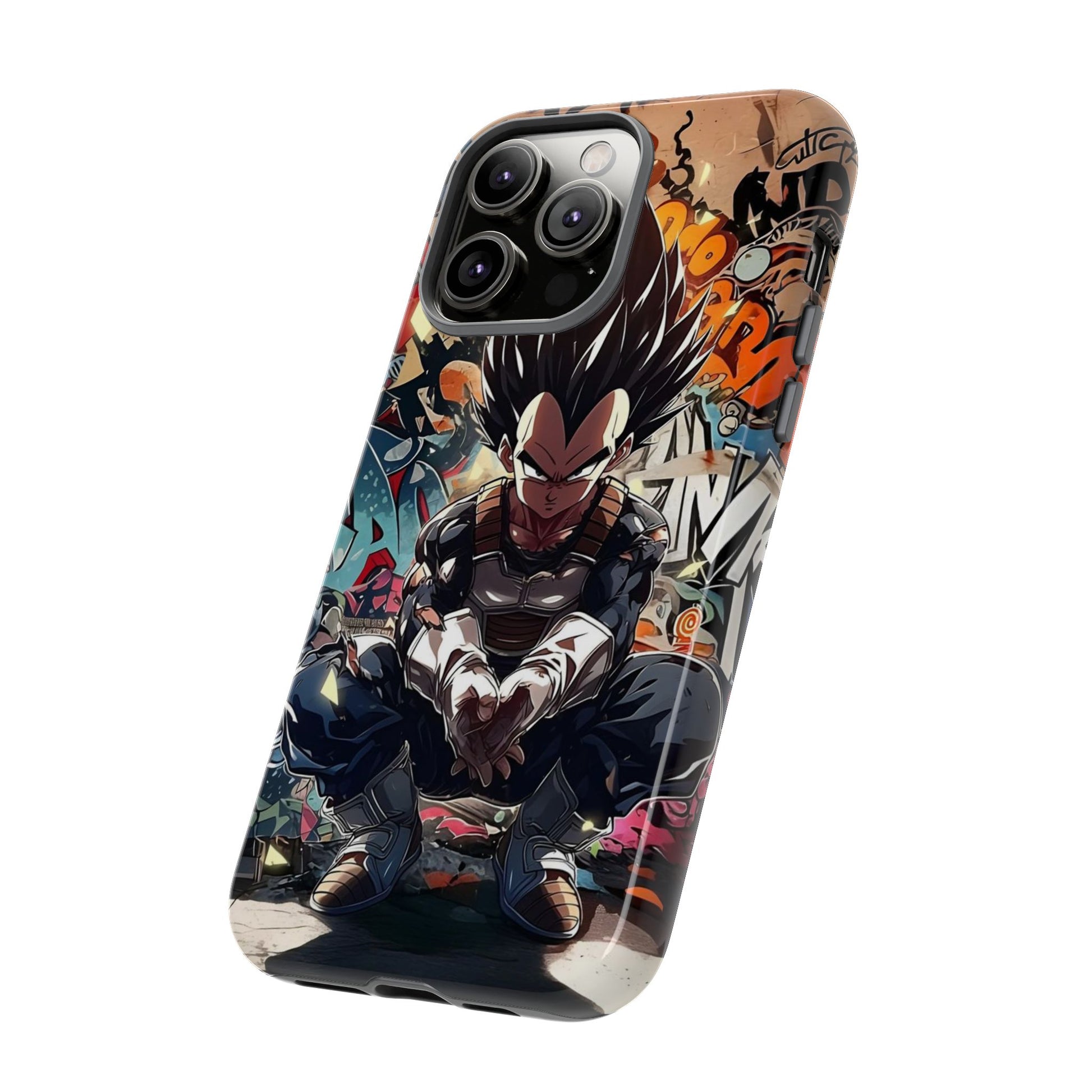 Anime Vegeta Dragon ball Z Tough Cases for iPhones, Samsung, and Pixel