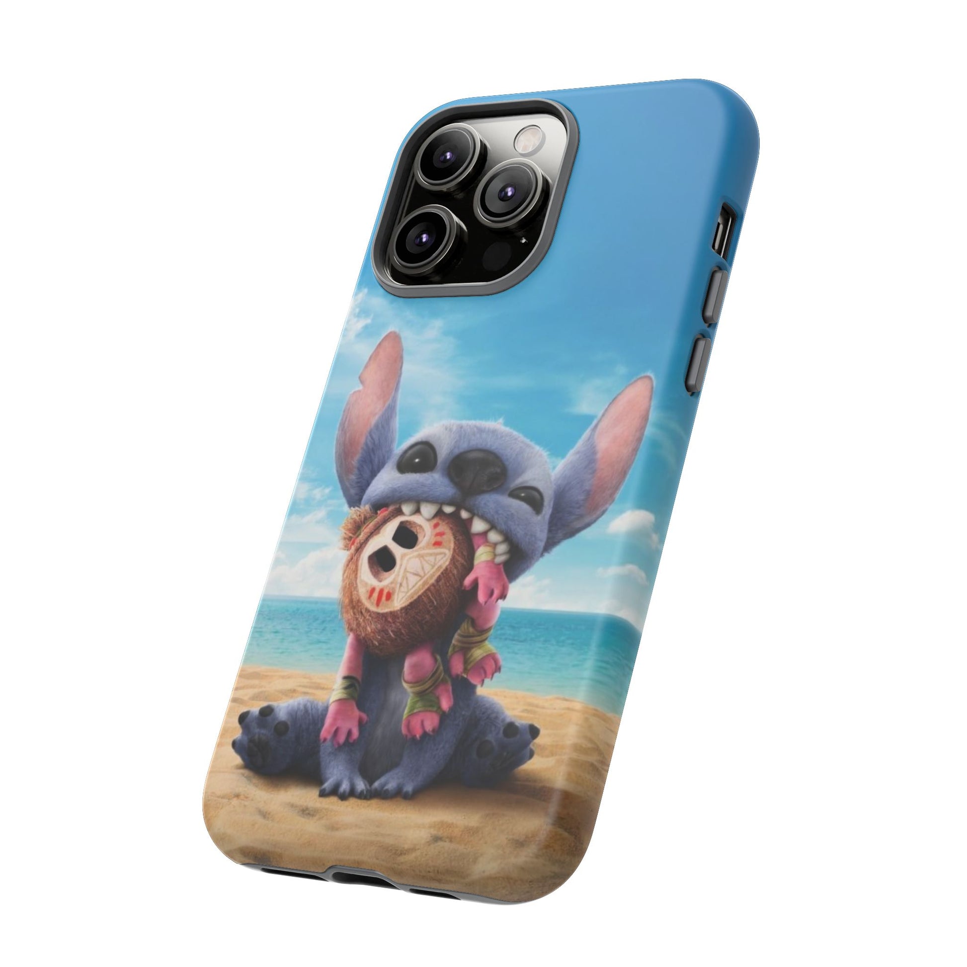 Stitch Beach Sunset Landscape Phone Case for iPhone, Samsung Galaxy, & Pixel Phones