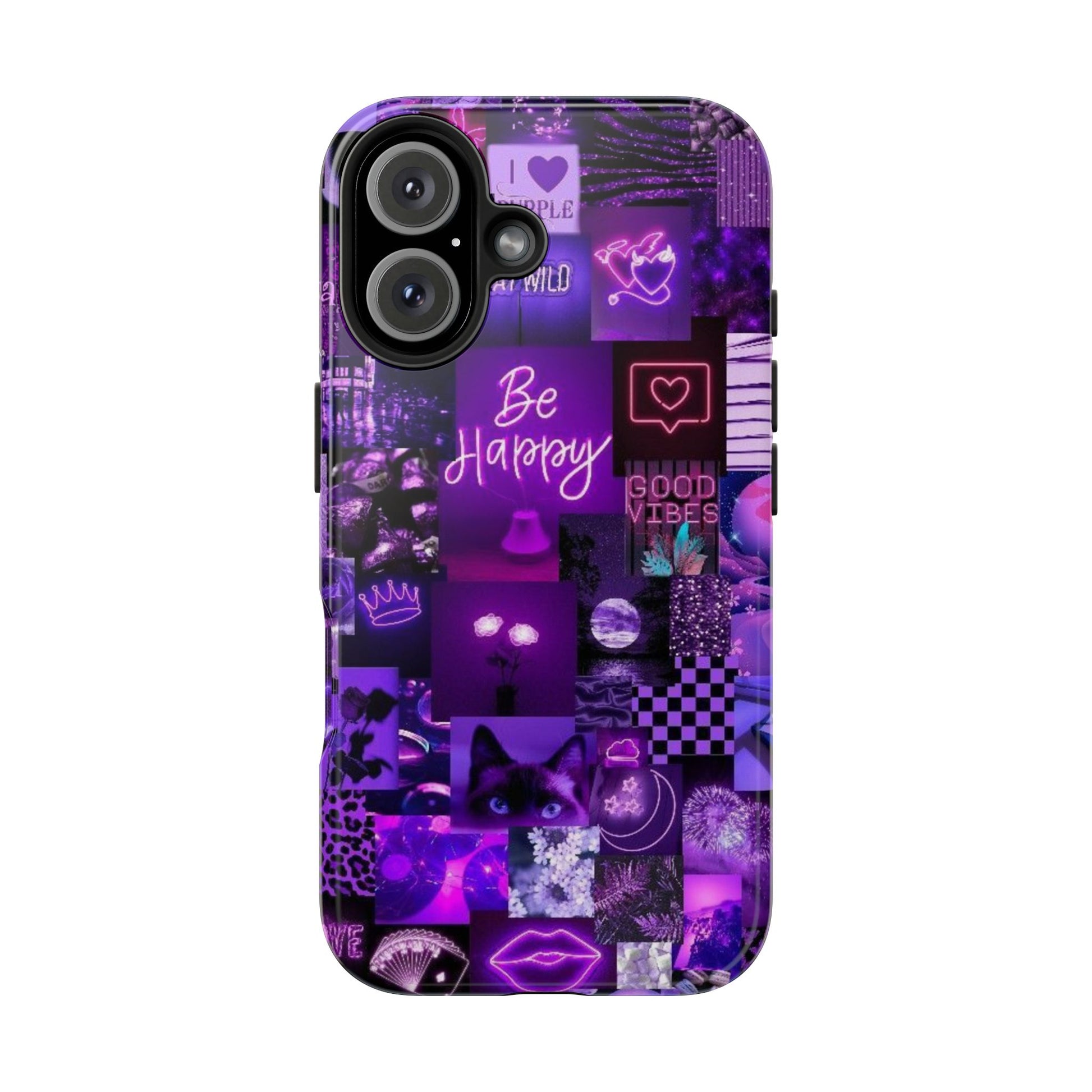 Be Happy Themed Tough Phone Cases for Iphones & Samsung Phones
