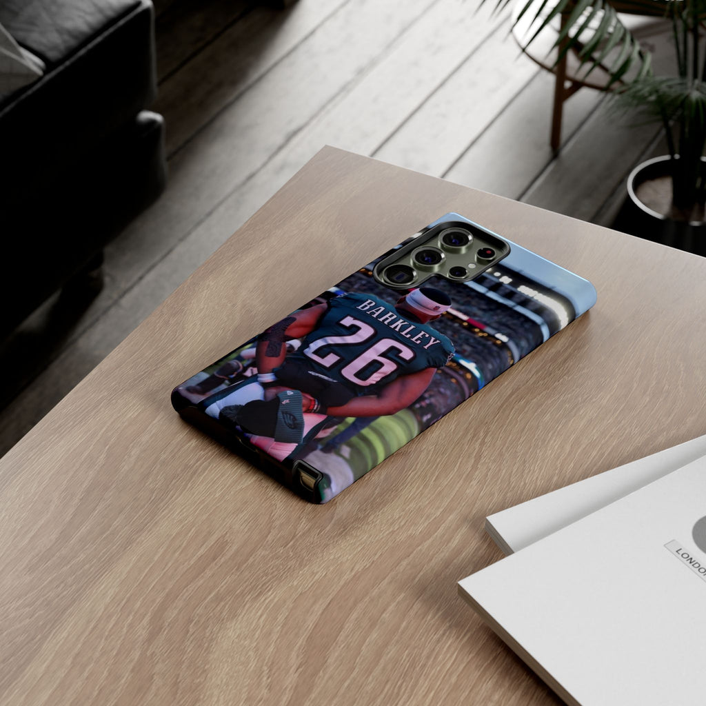 Eagles Football Saquon Barkley Tough Cases for iPhones, Samsung, and Pixel