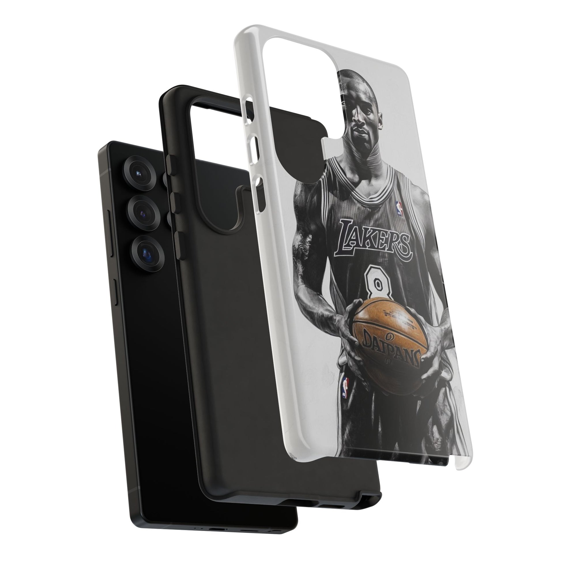Kobe Basketball Art Tough Cases for iPhones, Samsung, and Pixel