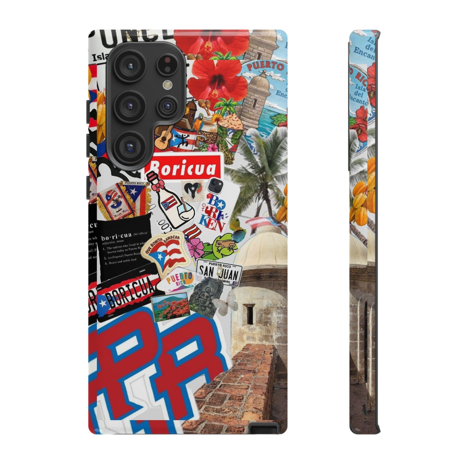 Puerto Rico Boricua Art Tough Cases for iPhones, Samsung, and Pixel