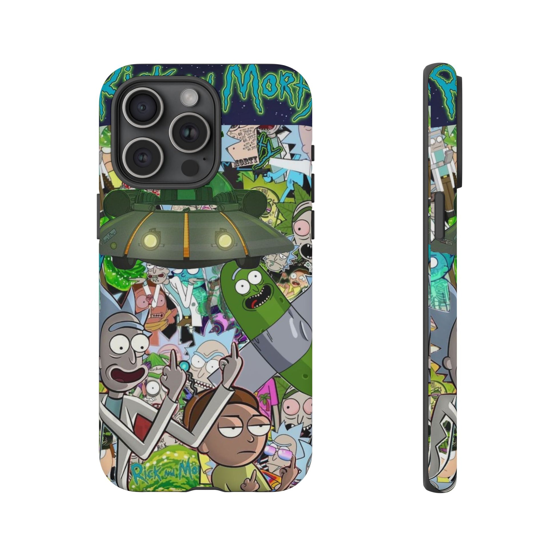 Rick and Morty Phone Case, Tough Cases for iPhones, Samsung, and Pixel