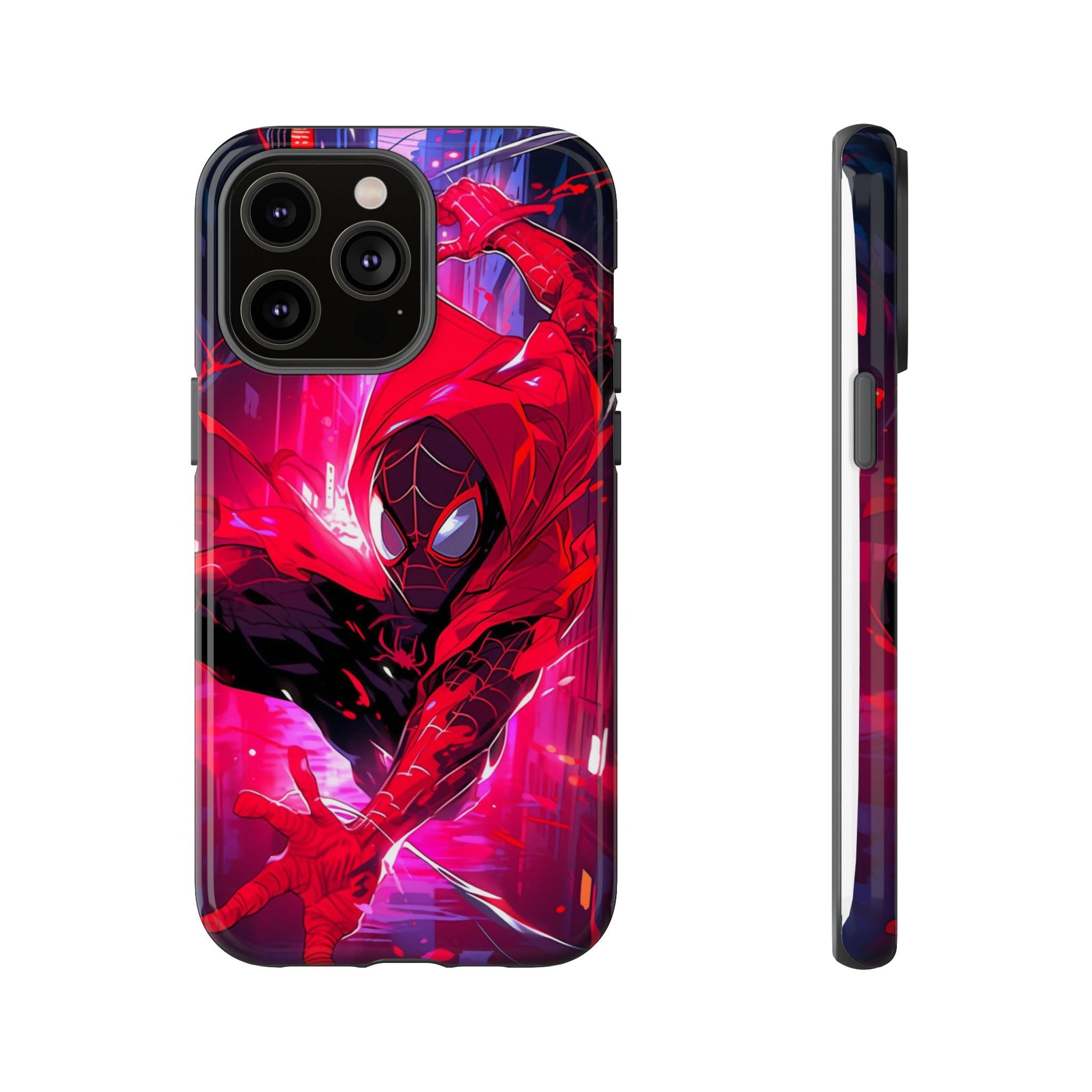 Miles Morales Spiderman Phone Case, Tough Cases for iPhones, Samsung, and Pixel