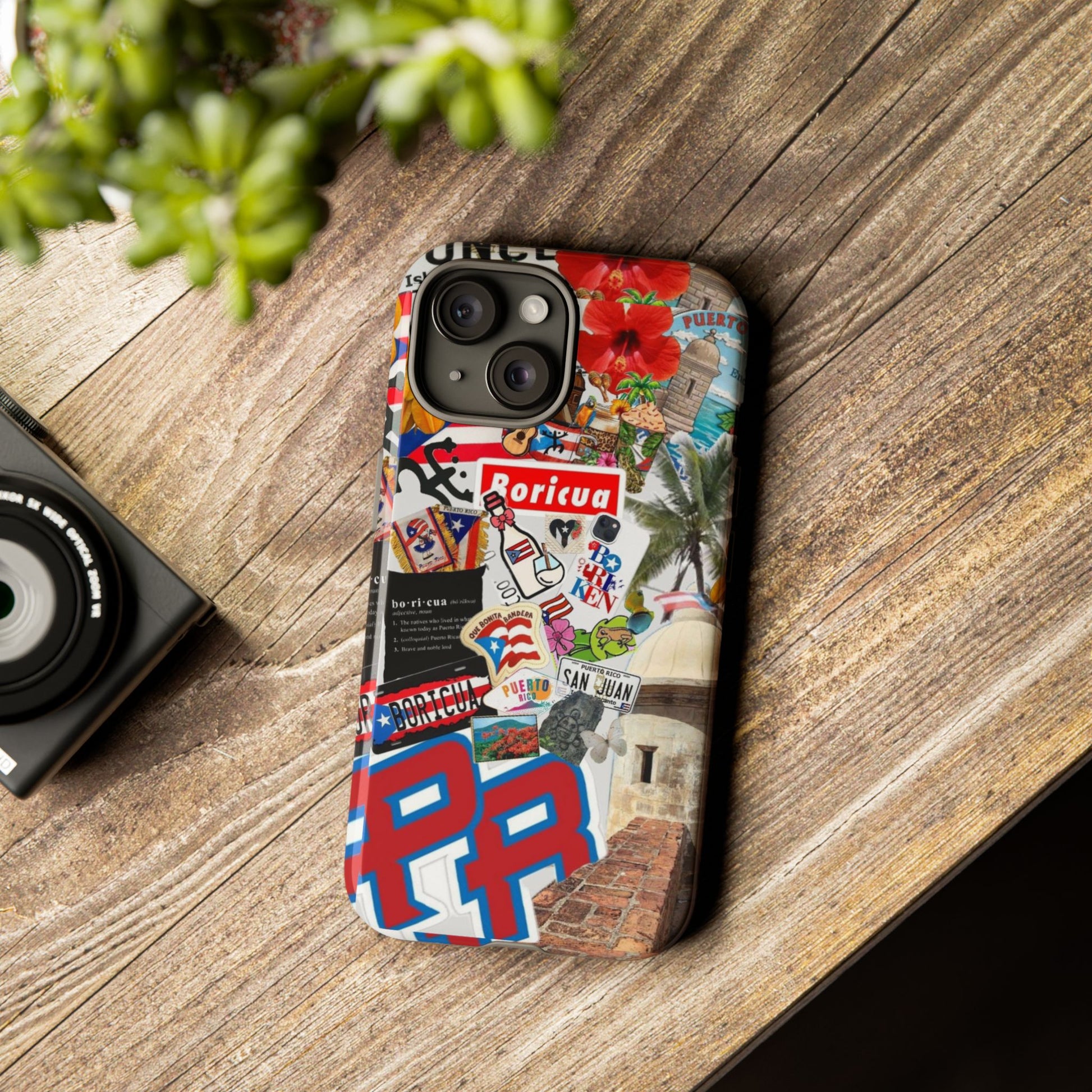 Puerto Rico Boricua Art Tough Cases for iPhones, Samsung, and Pixel