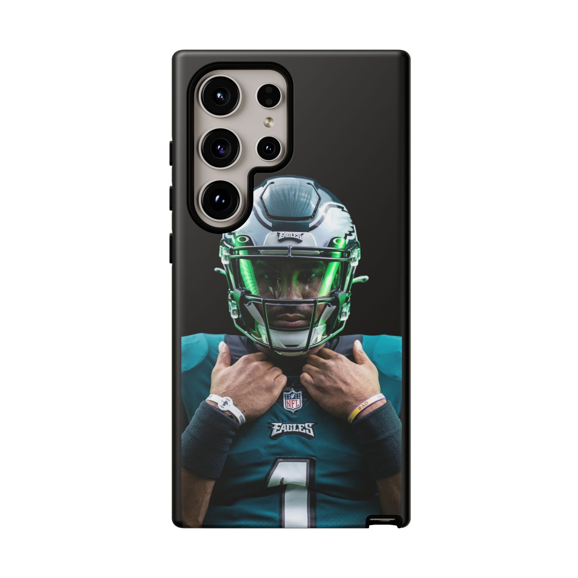 Eagles Football Jalen Hurts Tough Cases for iPhones, Samsung, and Pixel
