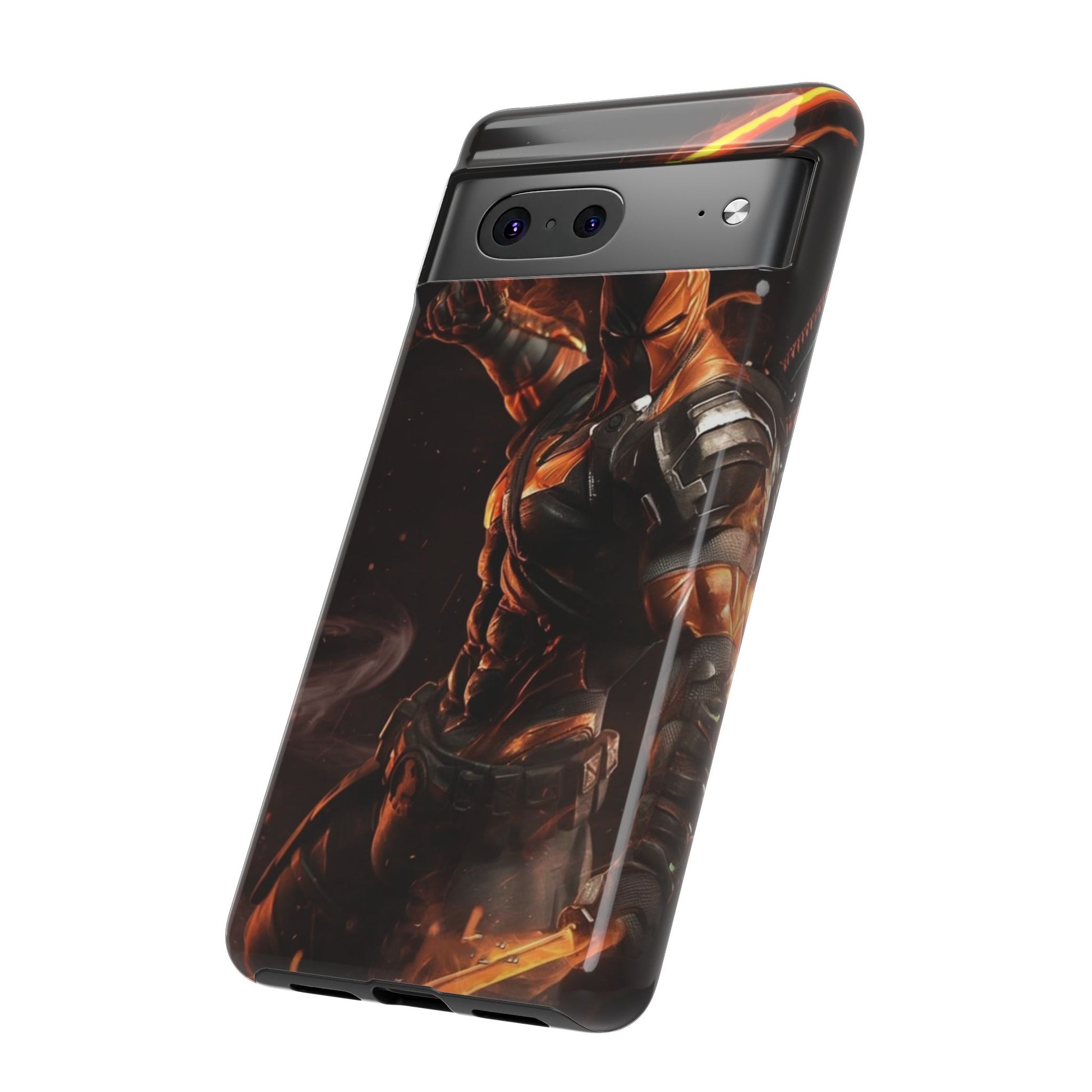 DC Comics Death Stroke Tough Cases for iPhones, Samsung, and Pixel