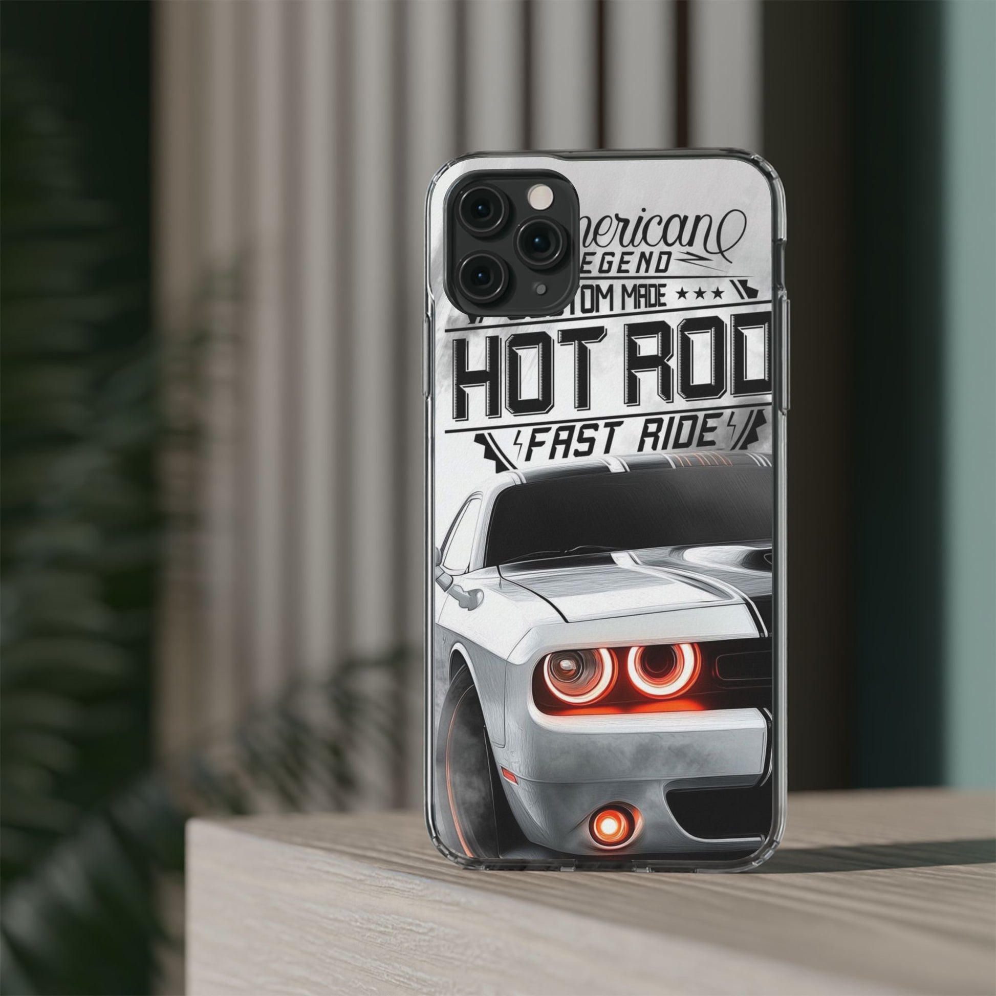 American Hot Rod Hell Cat Case for iPhone and Samsung phone