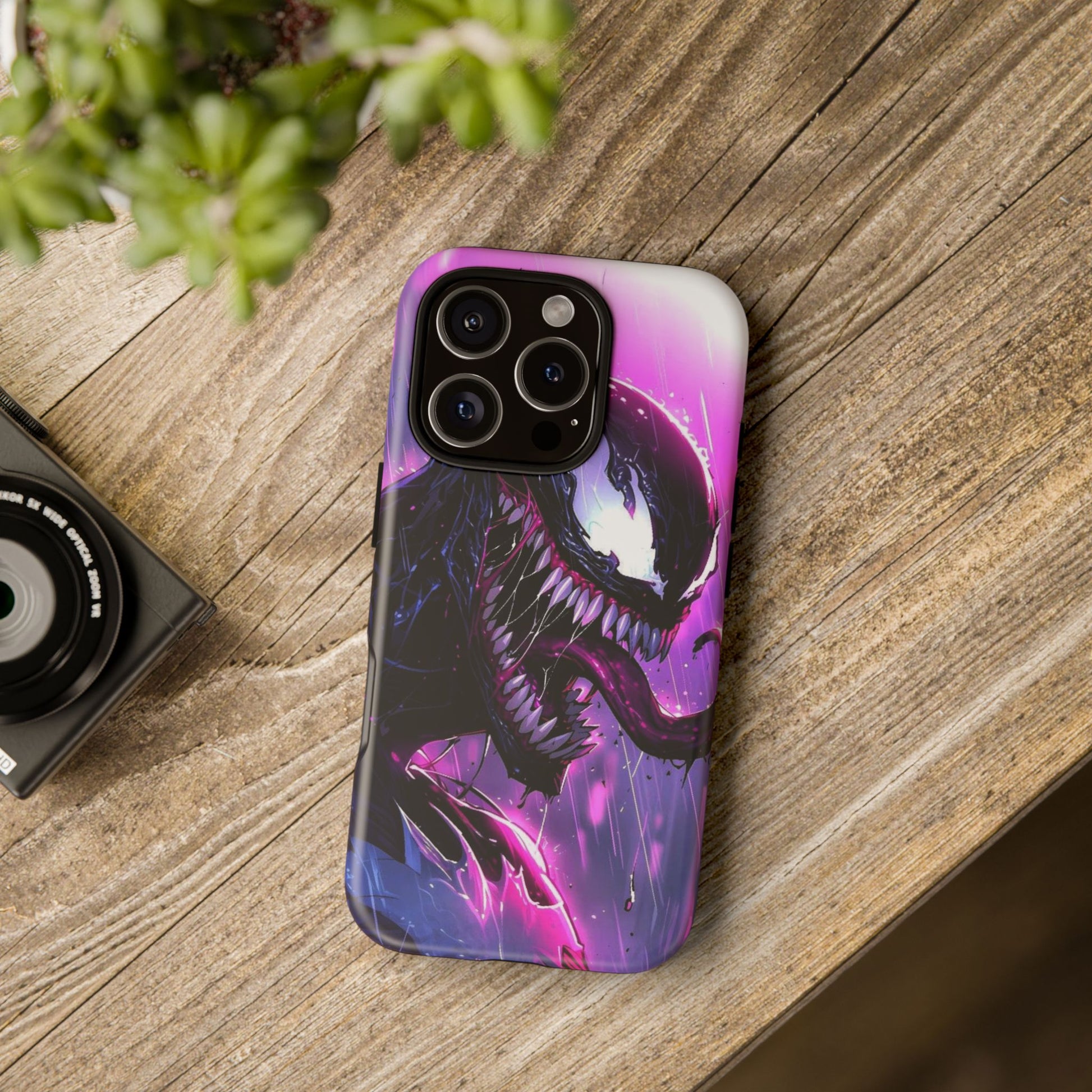 Marvel's Venom Phone Case, Tough Cases, Marvel Comics Phone for iPhones, Samsung, and Pixel