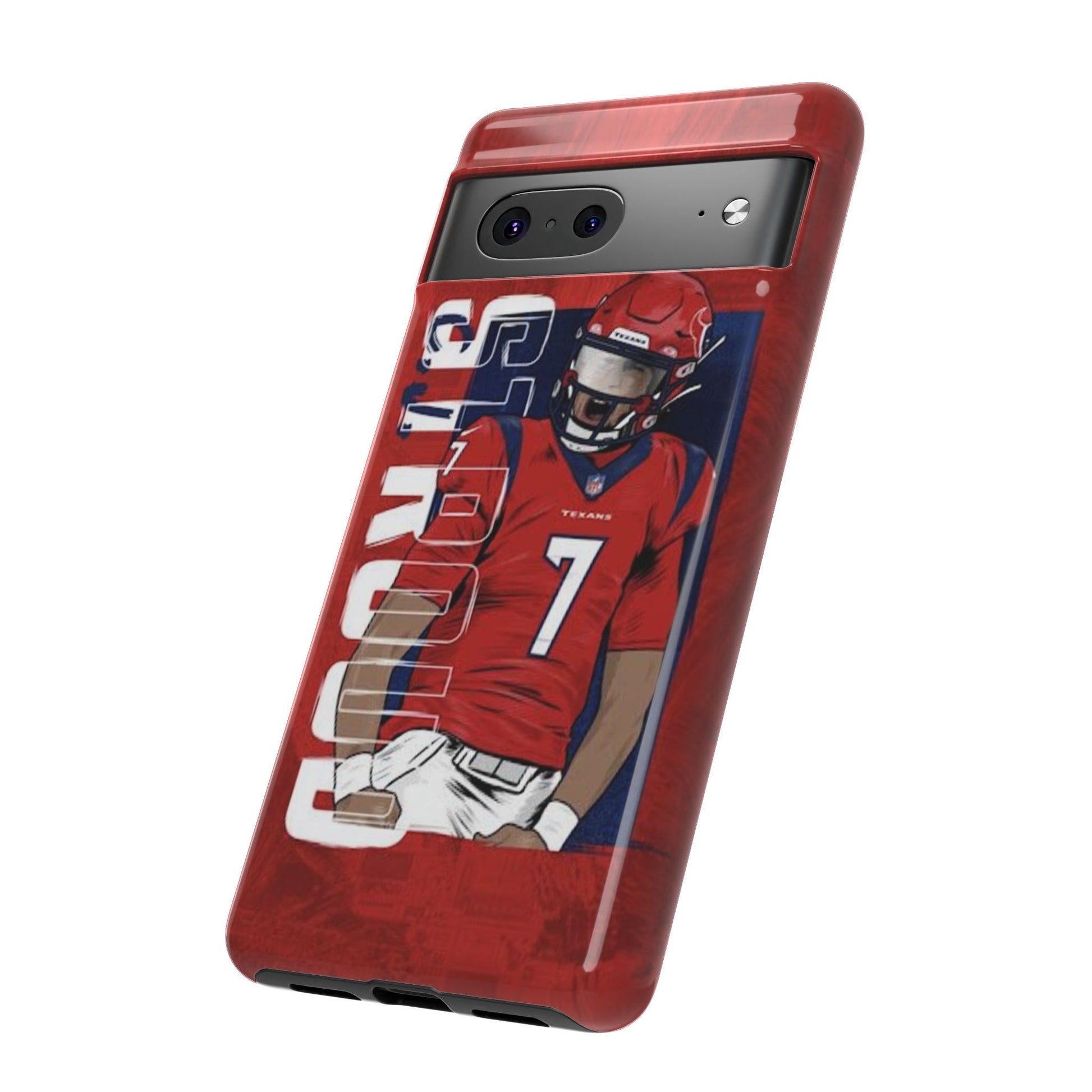 Houston Texans Football CJ Stroud Tough Cases for iPhones, Samsung, and Pixel