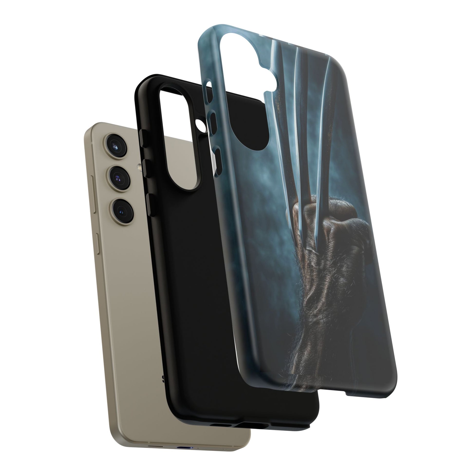 Logan's Claws Wolverine Tough Cases for iPhones, Samsung, and Pixel