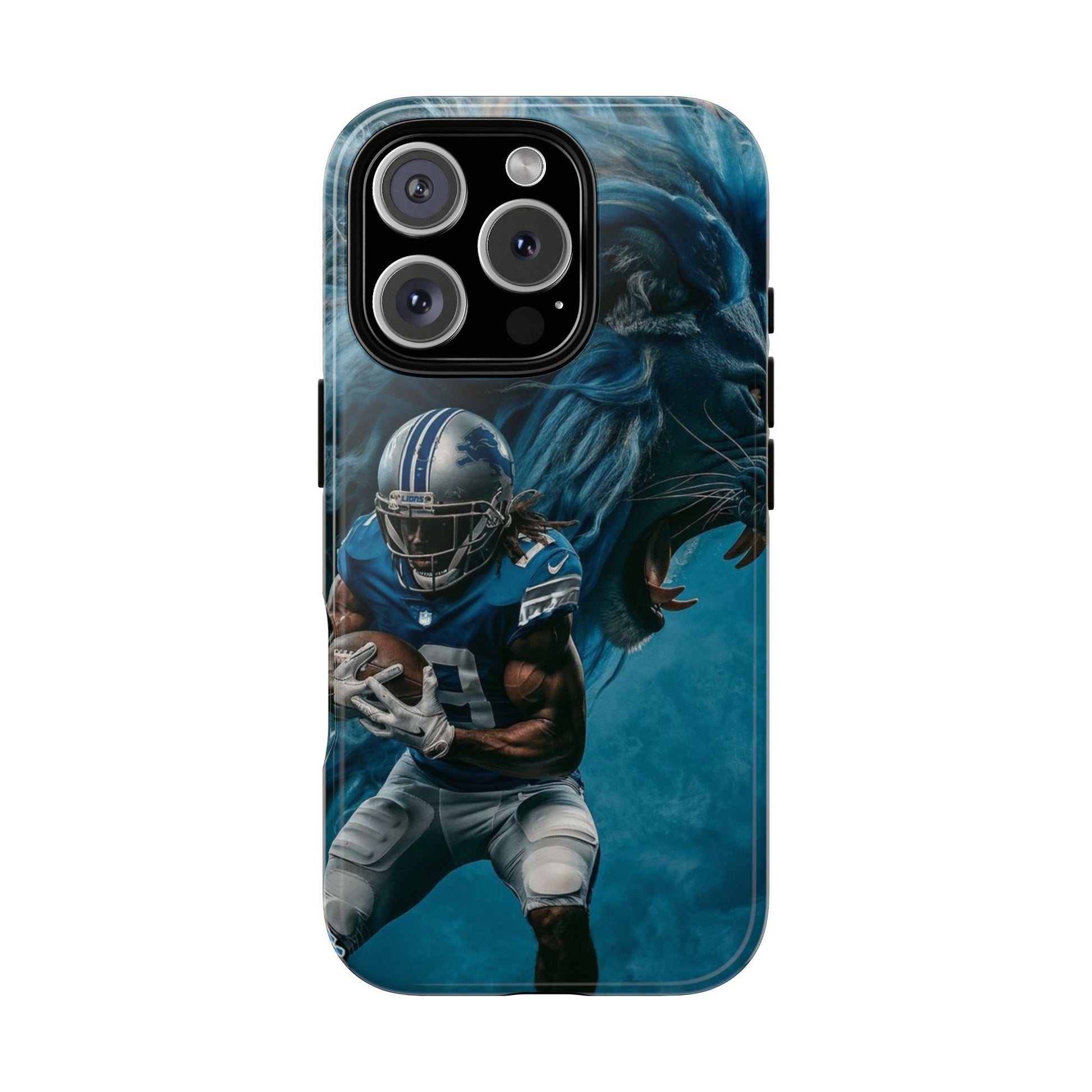 Detroit Lions Player Football Phone Case, Tough Cases for iPhones, Samsung, and Pixel