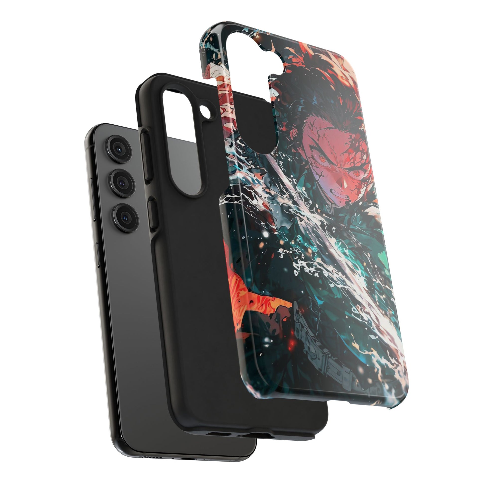 Demon Slayer Tanjiro Art Phone Case for iPhone & Samsung Galaxy Phones