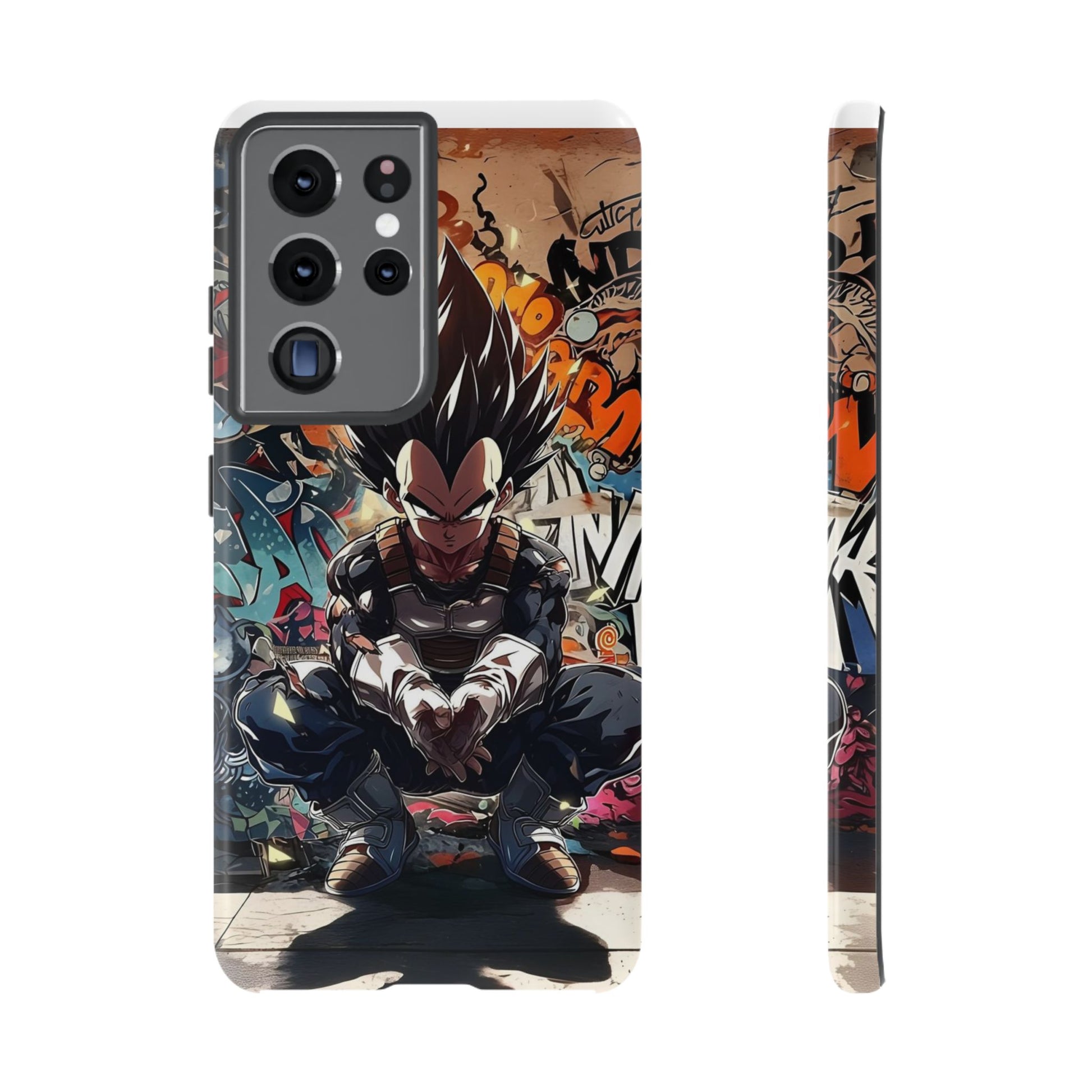 Anime Vegeta Dragon ball Z Tough Cases for iPhones, Samsung, and Pixel