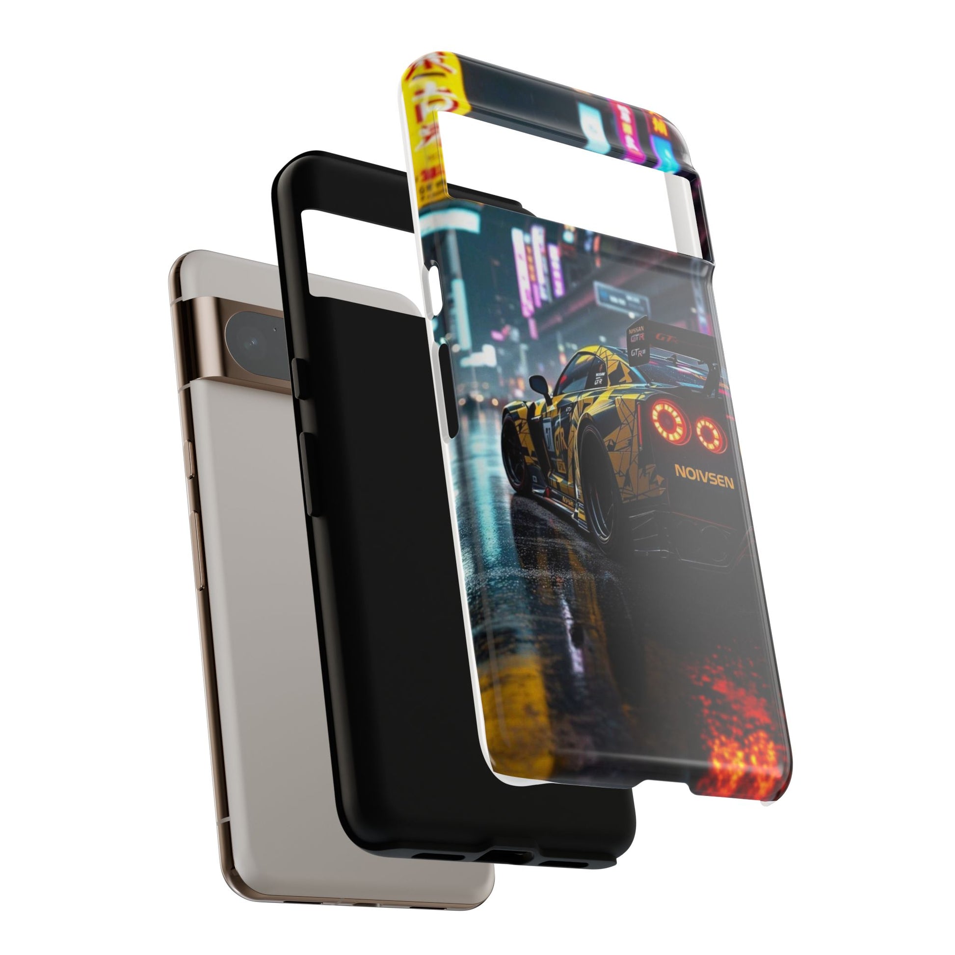 Nissan GTR in Japan Art Tough Cases for iPhones, Samsung, and Pixel