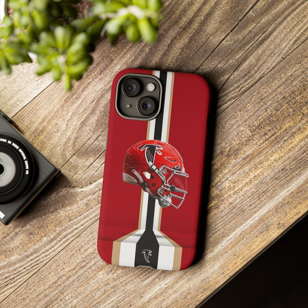 Atlanta Falcons Football Helmet Logo Tough Cases for iPhones, Samsung, and Pixel