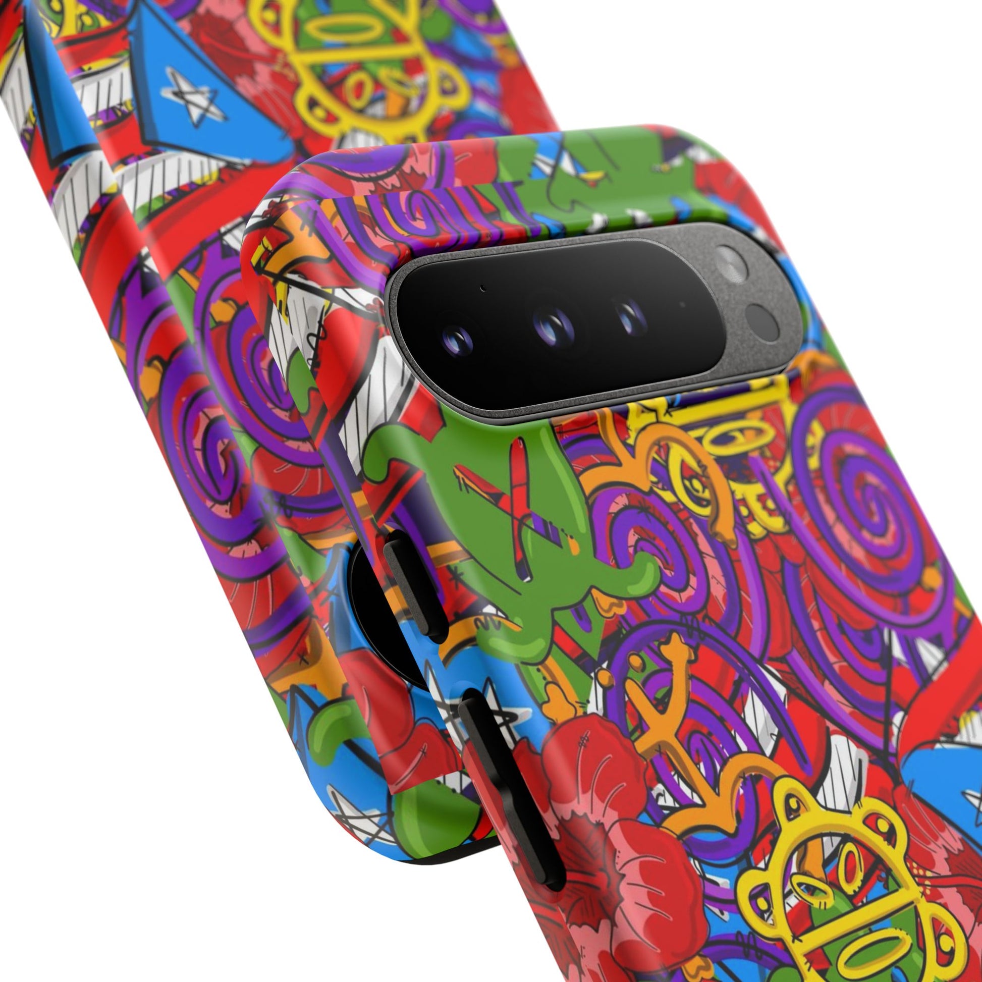 Puerto Rico Taino Tribal Art Tough Cases for iPhones, Samsung, and Pixel