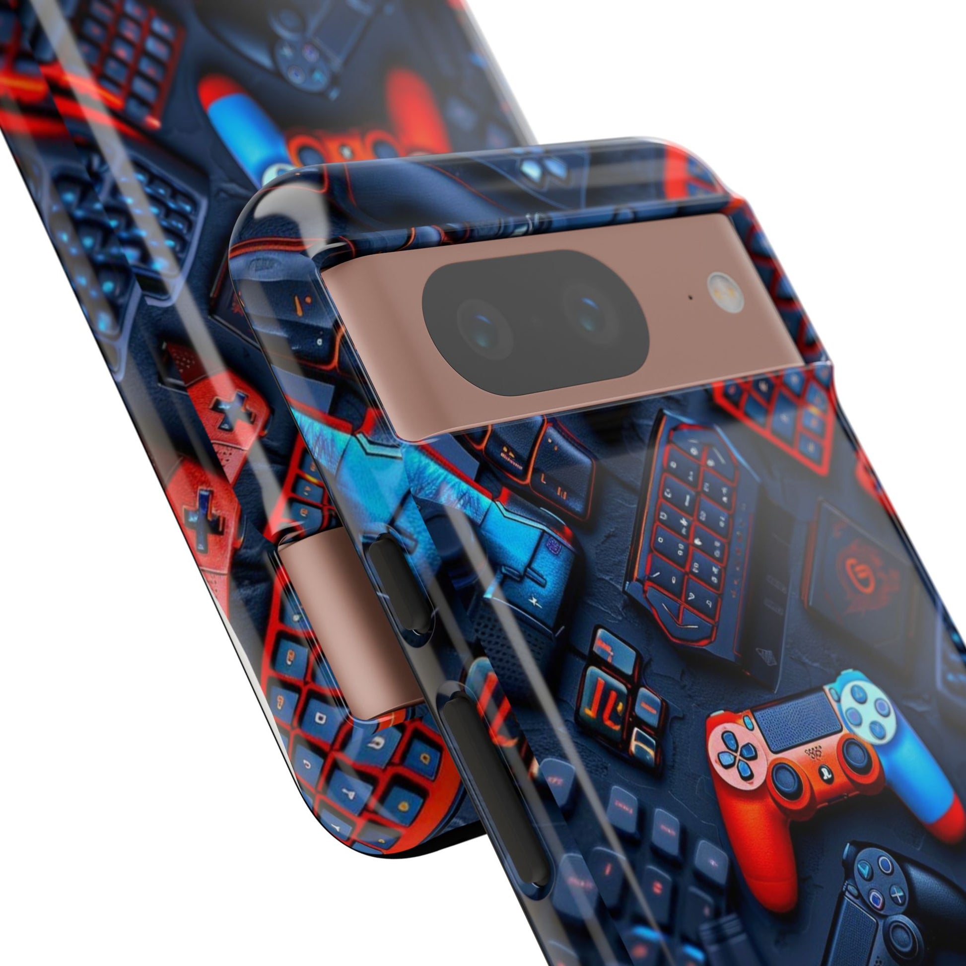 Gamer Themed Controllers Tough Cases for iPhones, Samsung, and Pixel