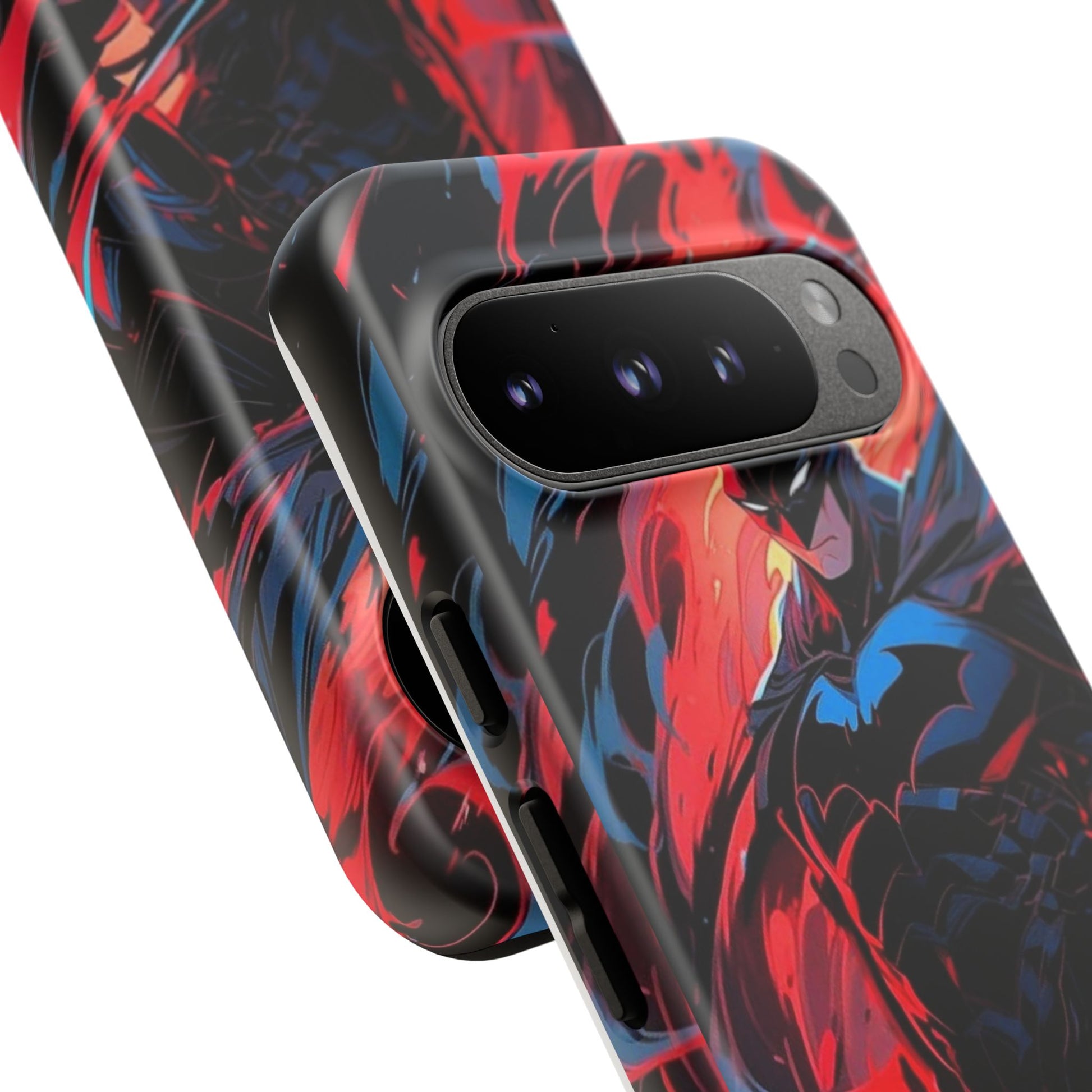 The Dark Knight Batman Art Tough Cases for iPhones, Samsung, and Pixel