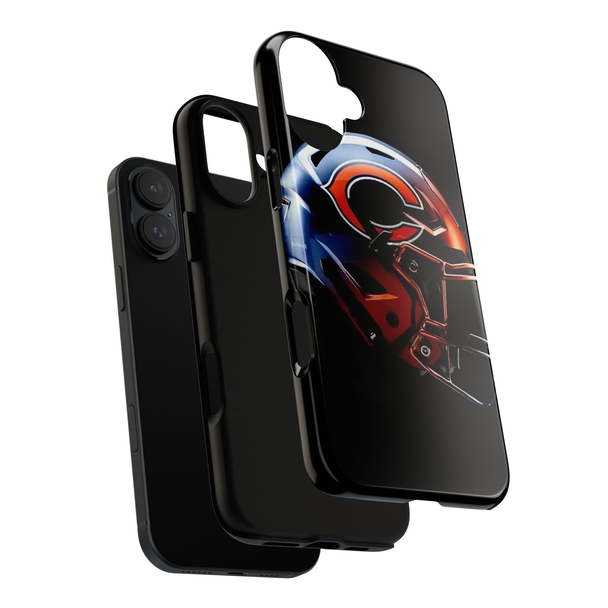 Football Helmet Chicago Bears Phone Case, Tough Cases for iPhones, Samsung, and Pixel