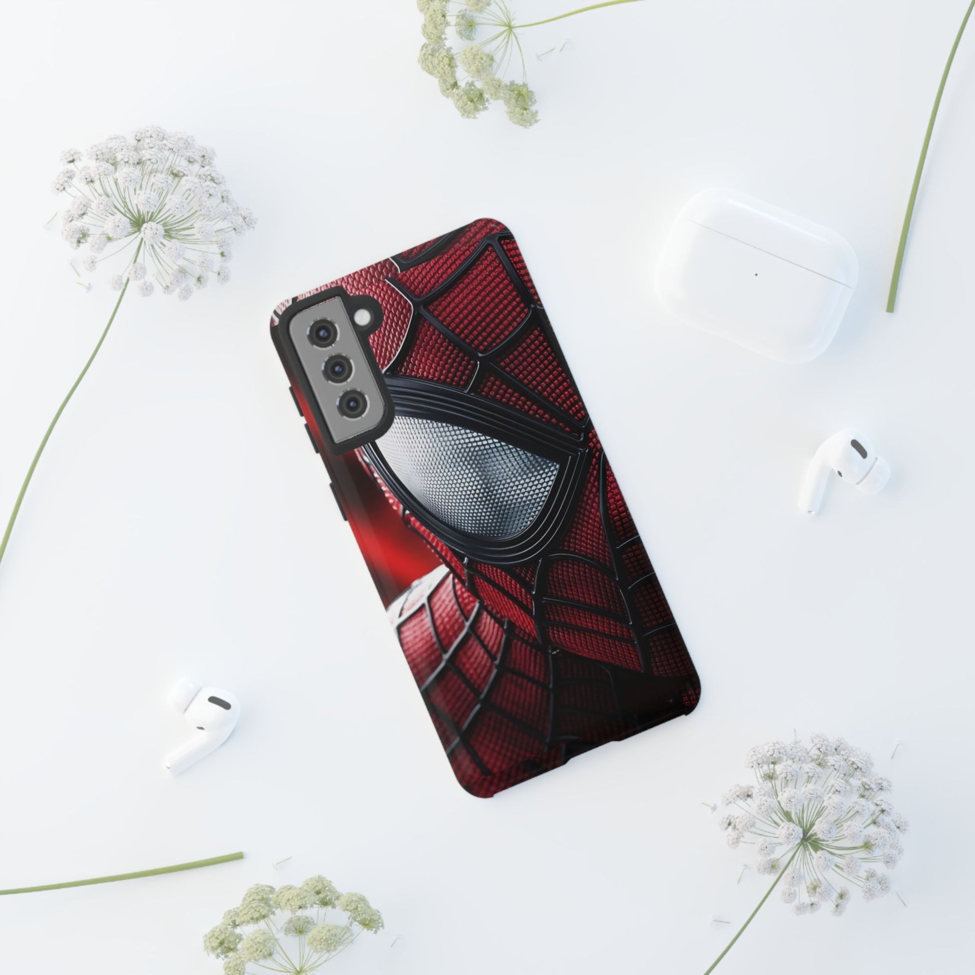 Spiderman Tough Cases for iPhones, Samsung, and Pixel