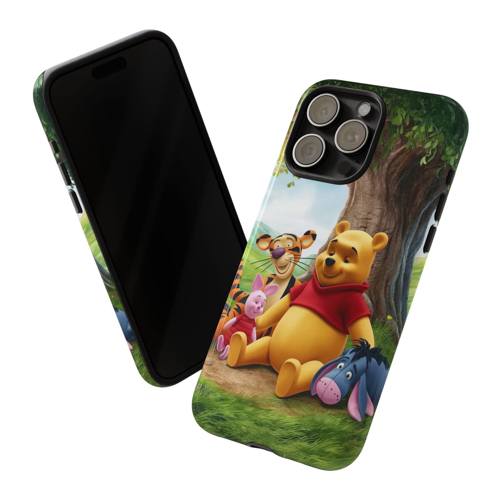 Cute Pooh Bear Phone Case, Tough Cases, Disney Phone for iPhones, Samsung, and Pixel