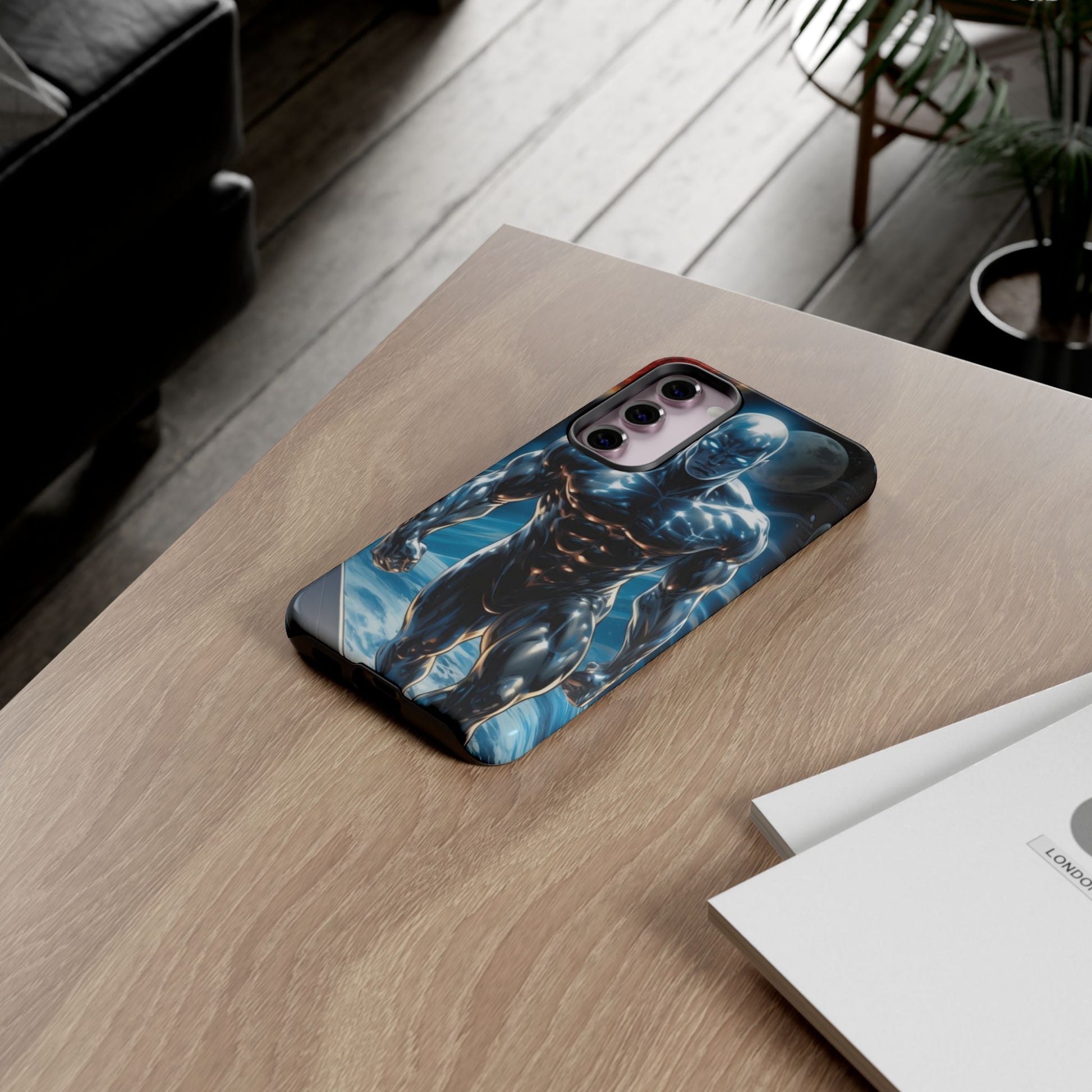 The Silver Surfer Comic Art Phone Case, Tough Cases for iPhones, Samsung, and Pixel