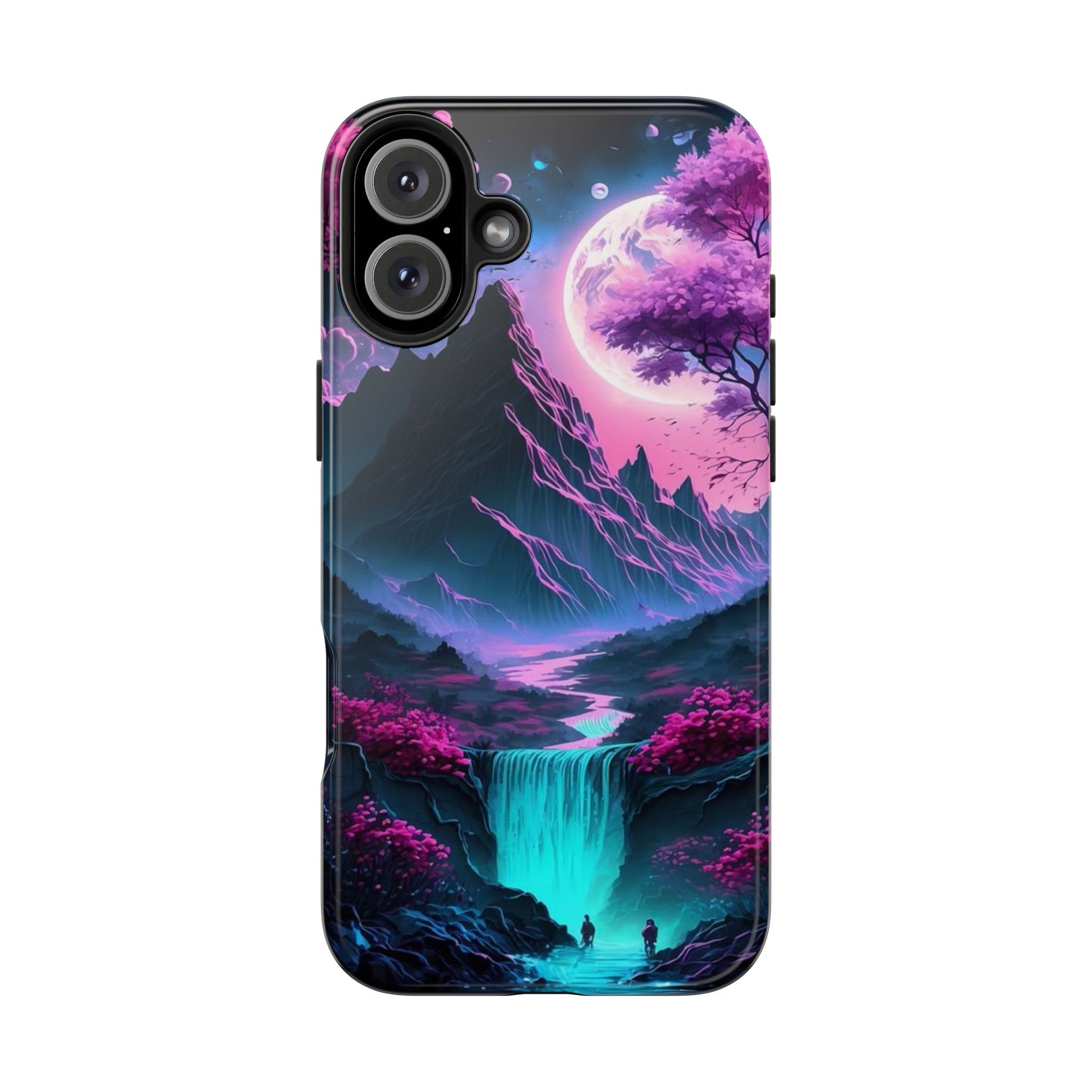 Cherry Blossoms in Japan Themed Tough Phone Cases for Iphones & Samsung Phones