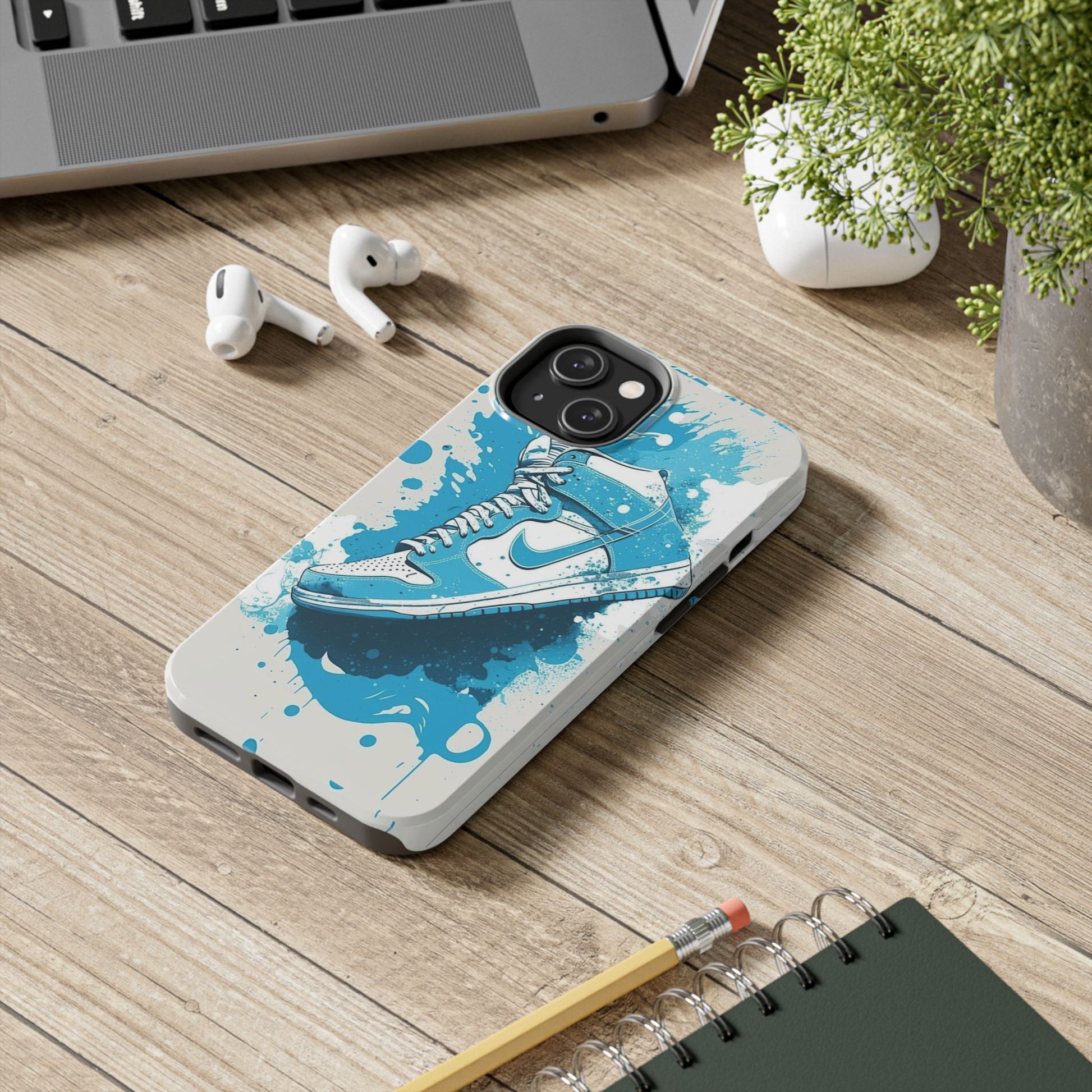 Baby Blue Jordan's Theme Phone Cases for Iphones & Samsung Phones