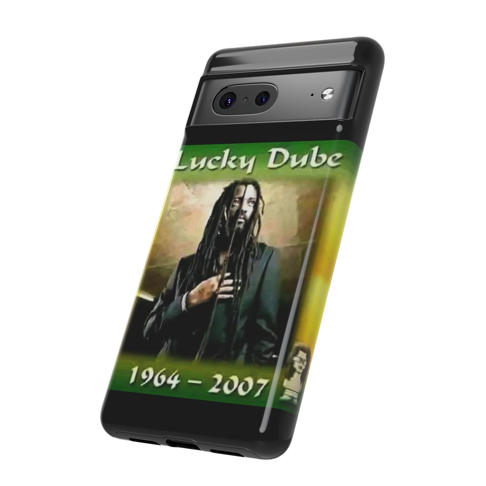 Lucky Dube Tough Cases for iPhones, Samsung, and Pixel
