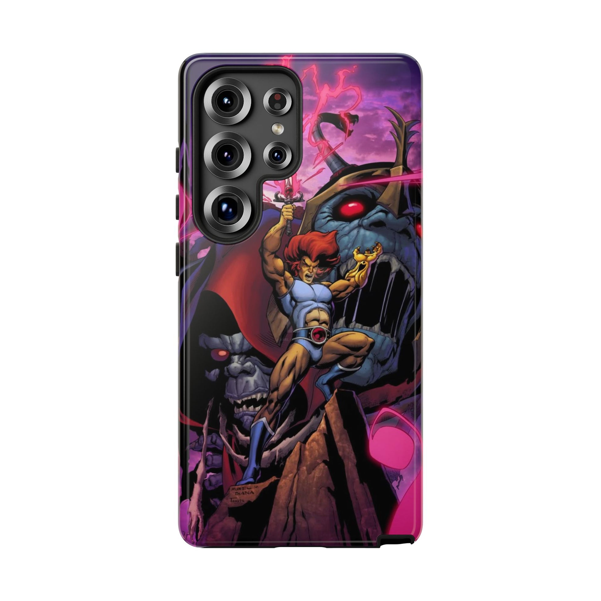 Thundercats Lion O x Mumra Tough Cases for iPhones, Samsung, and Pixel