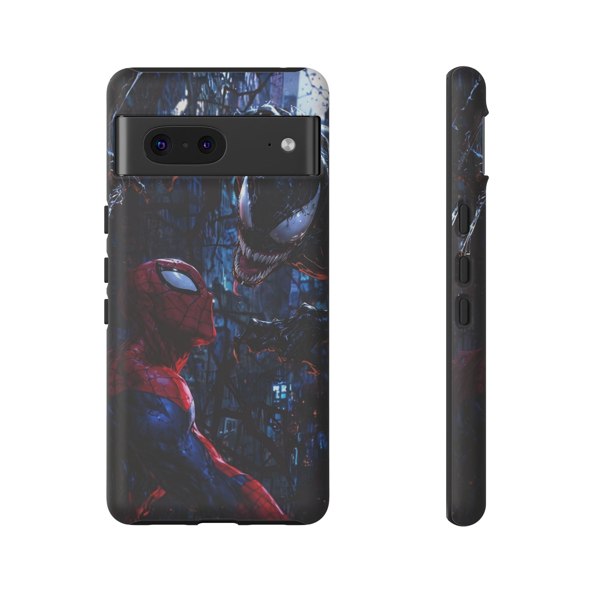 Venom x Spiderman Phone Case, Tough Cases for iPhones, Samsung, and Pixel