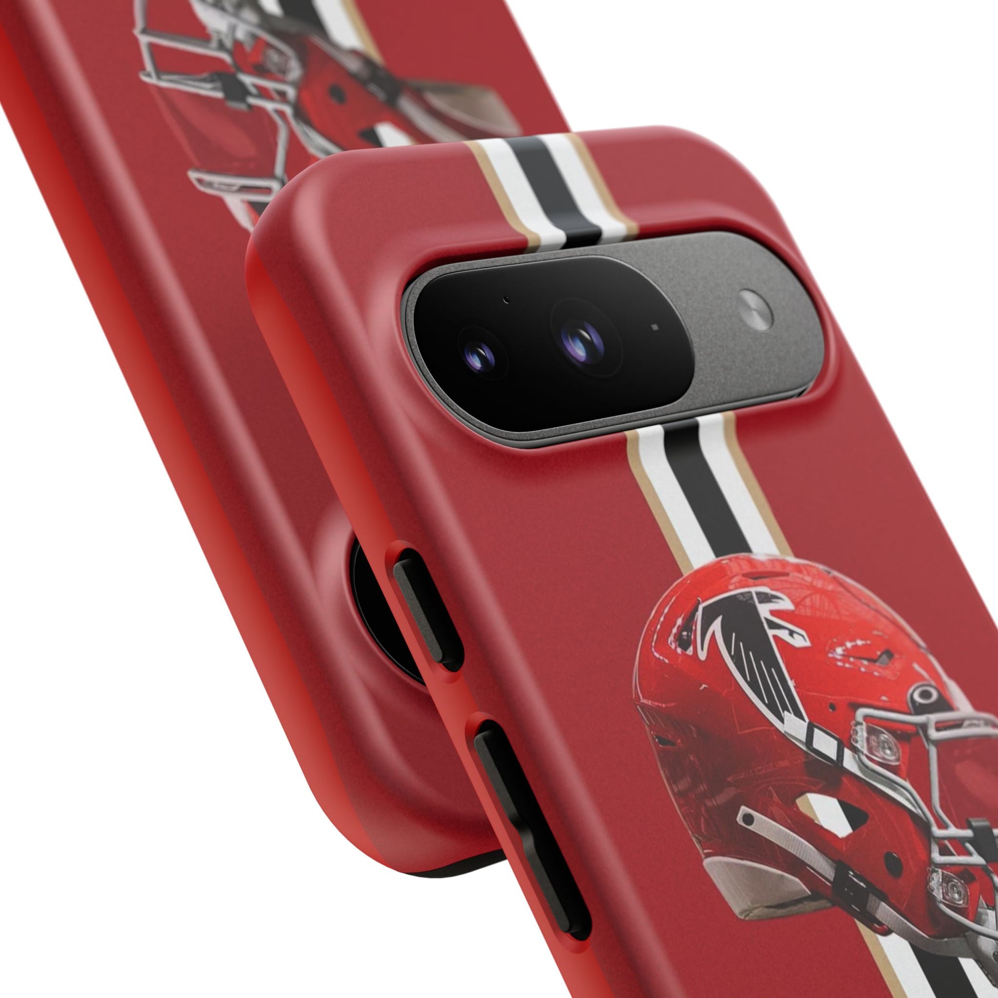 Atlanta Falcons Football Helmet Logo Tough Cases for iPhones, Samsung, and Pixel