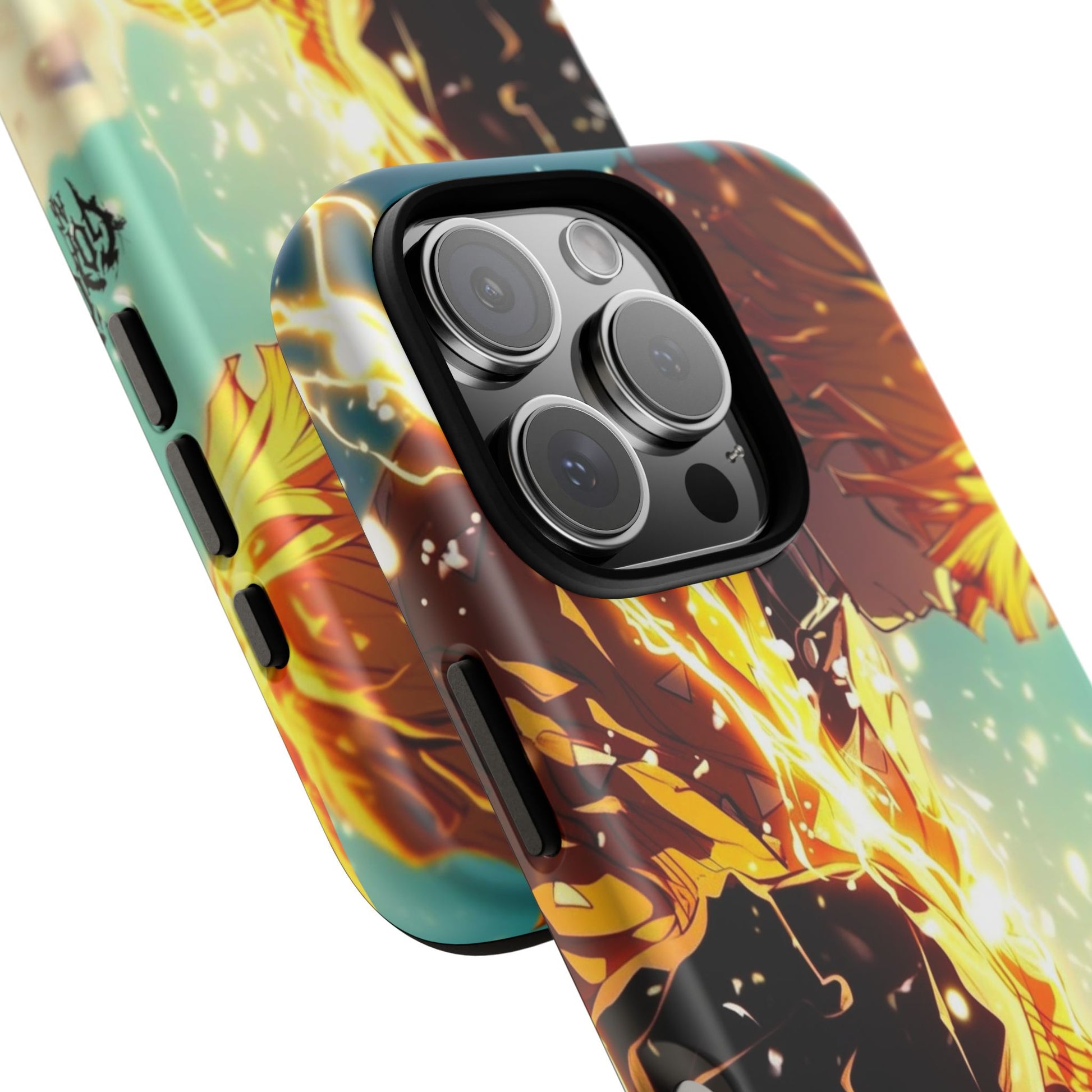 Demon Slayer Zenitsu Anime Theme Phone Case, Tough Cases for iPhones, Samsung, and Pixel