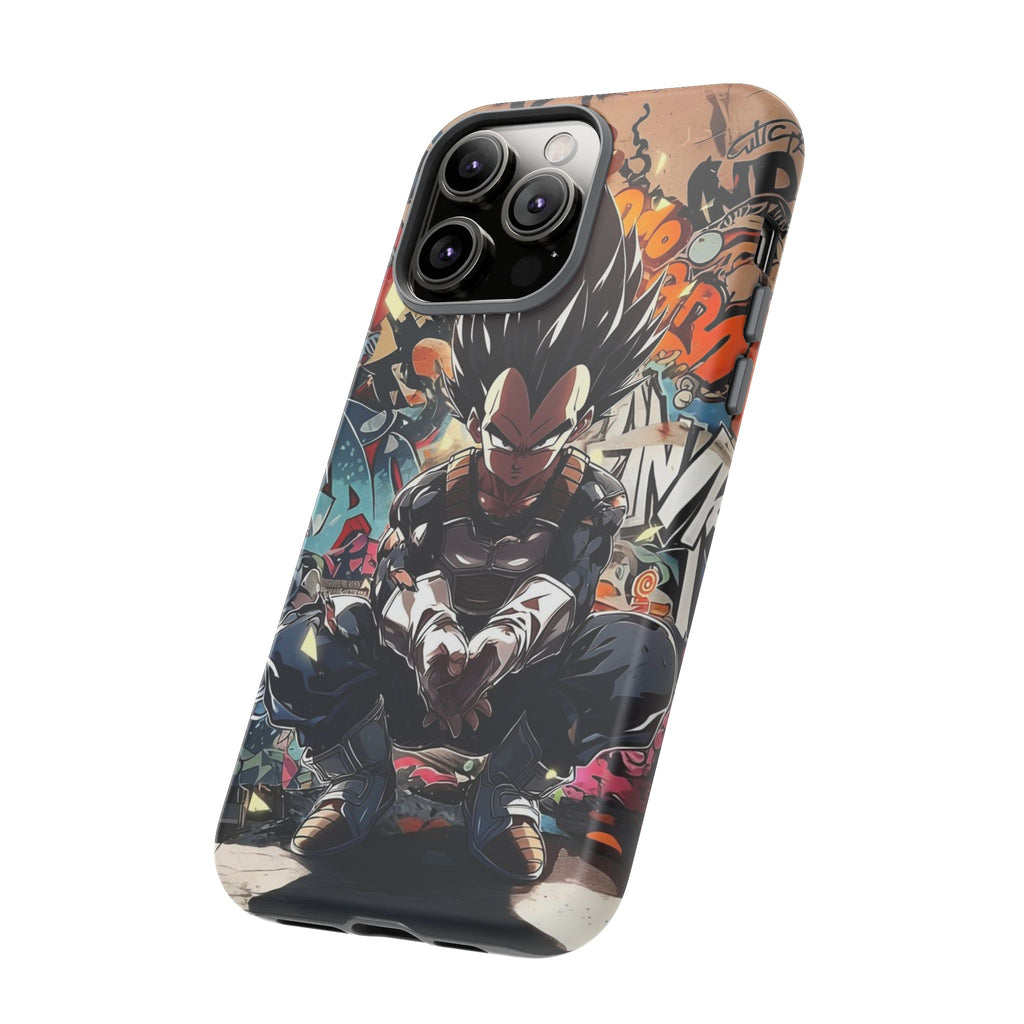 Anime Vegeta Dragon ball Z Tough Cases for iPhones, Samsung, and Pixel