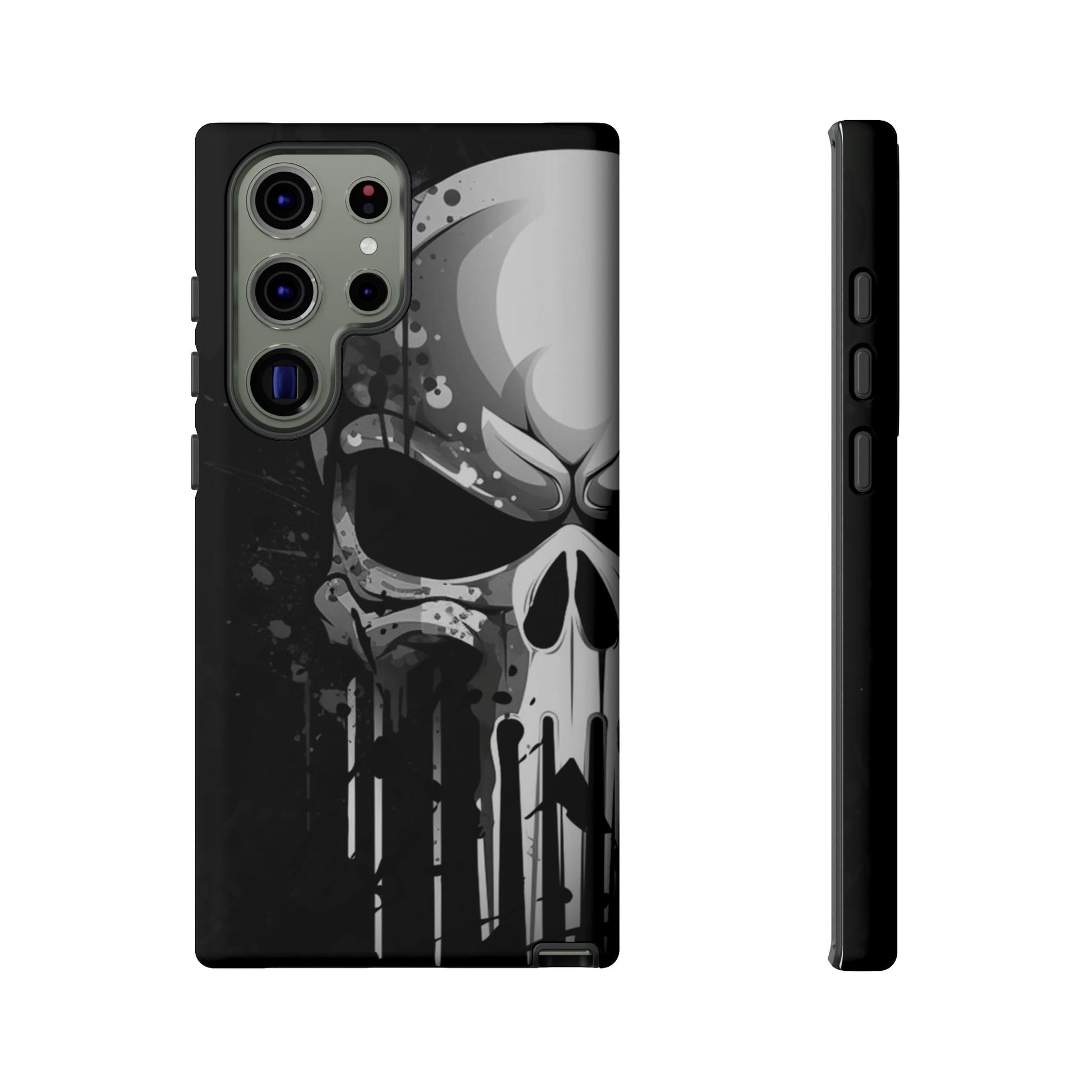 Punisher Skull Tough Cases for iPhones, Samsung, and Pixel