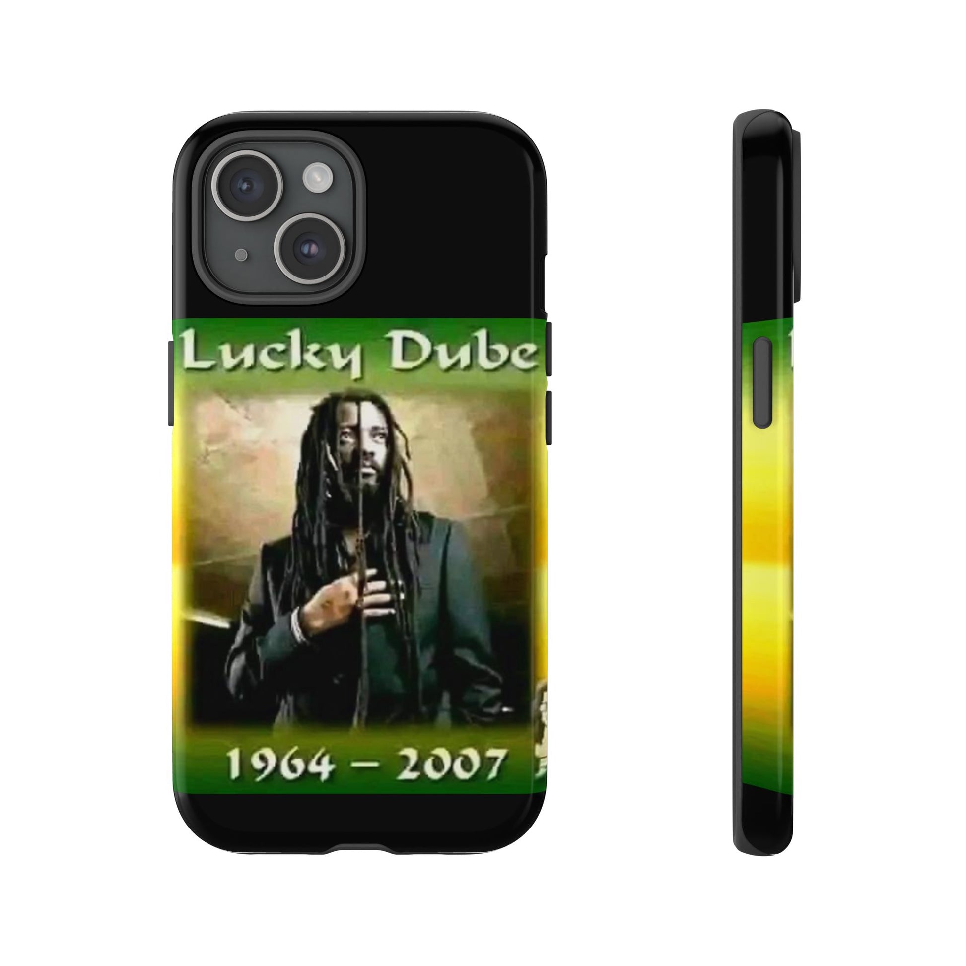 Lucky Dube Tough Cases for iPhones, Samsung, and Pixel