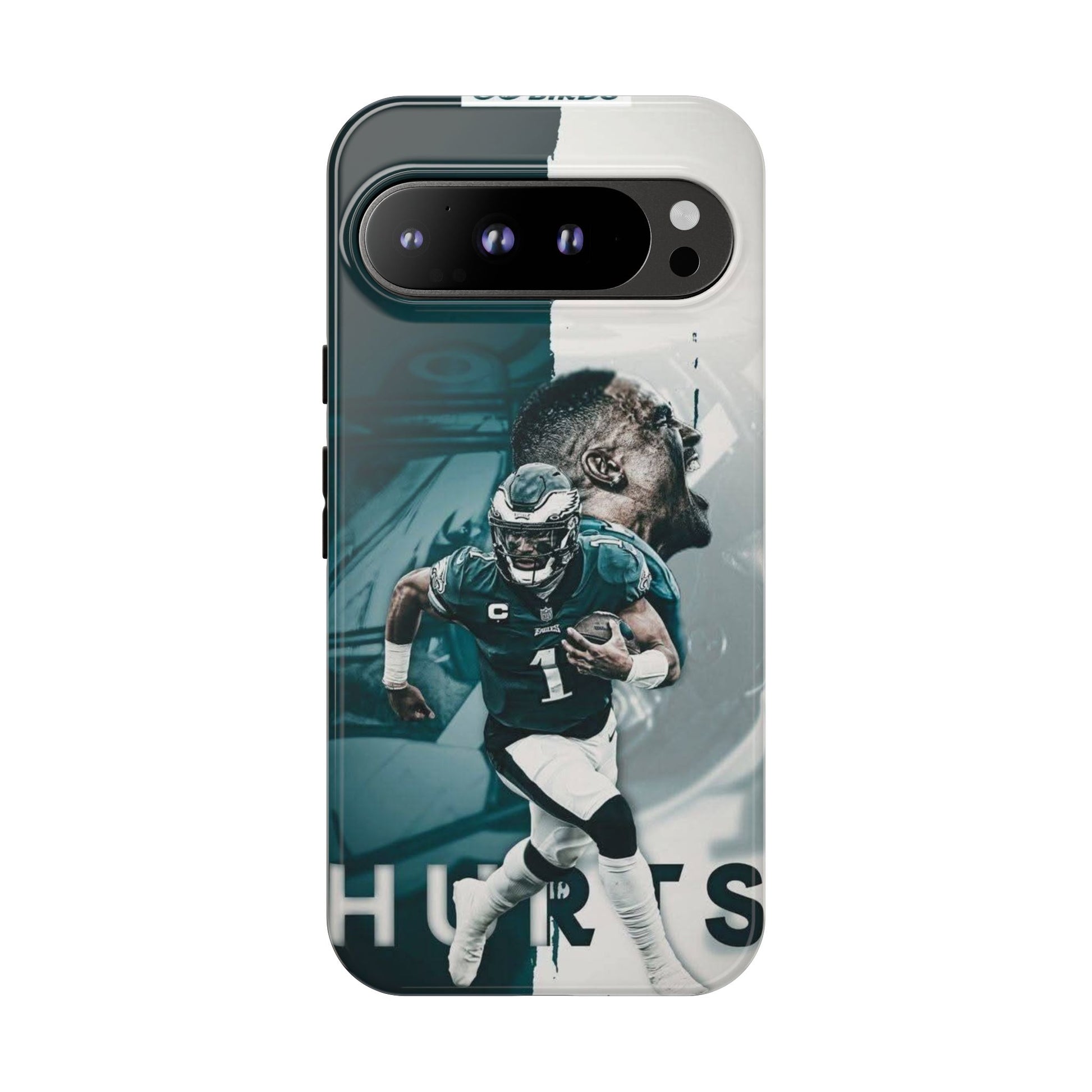 Jalen Hurts Eagles Football Tough Cases for iPhones, Samsung, and Pixel