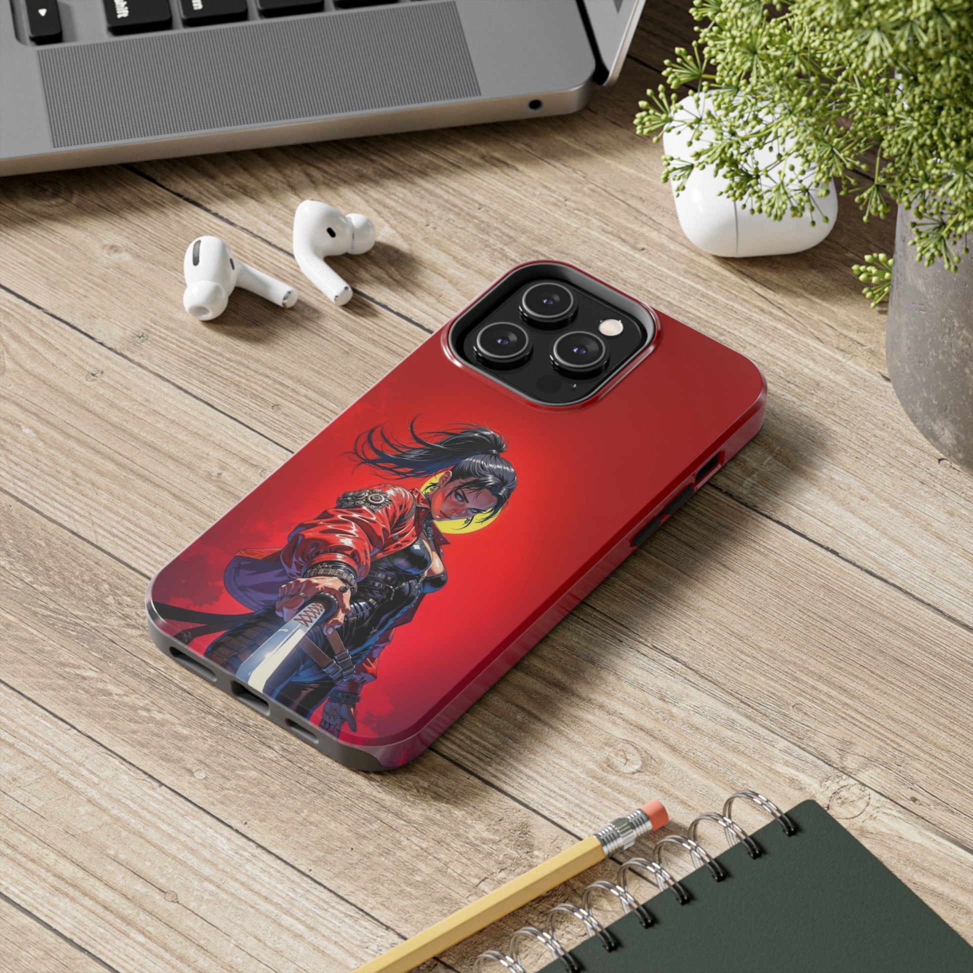 Ninja Girl Anime Inspired Phone Cases for Iphones & Samsung Phones