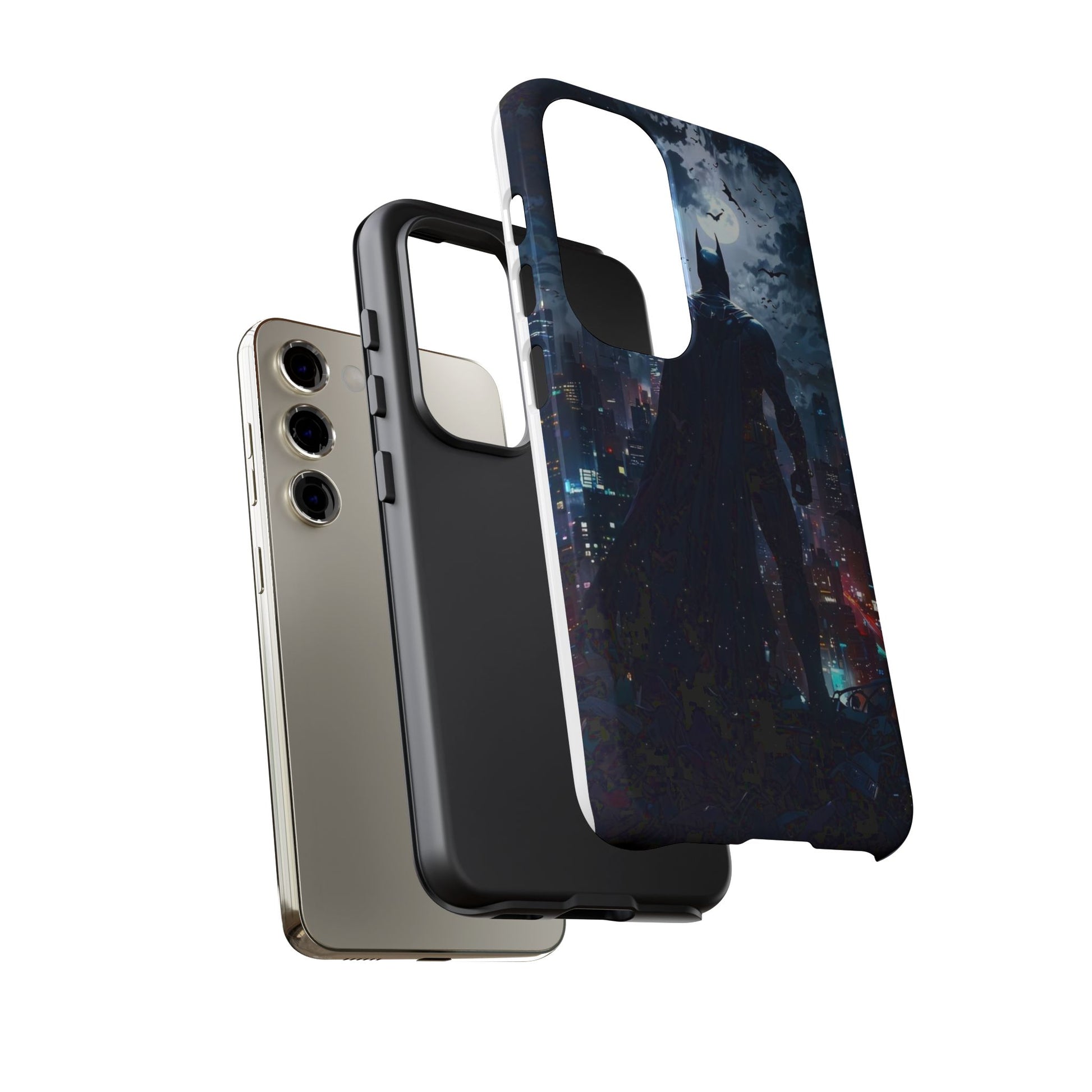 Gotham City Batman Tough Cases for iPhones, Samsung, and Pixel