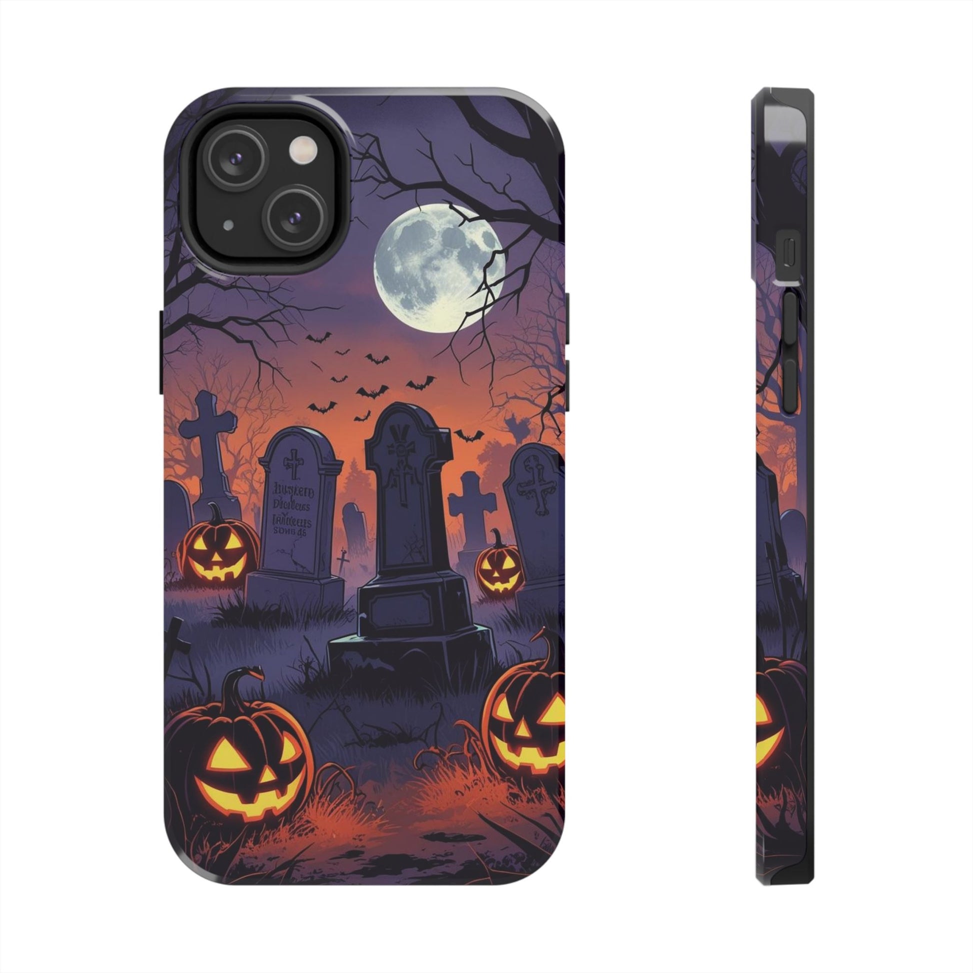 Graveyard Halloween Theme Phone Cases for iPhones & Samsung Phones