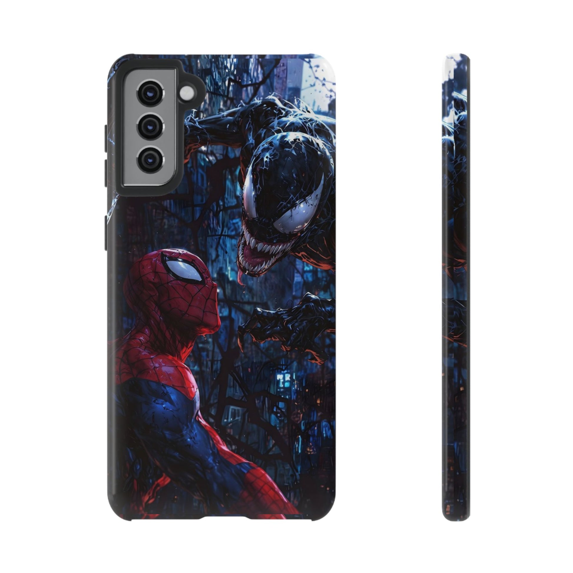 Venom x Spiderman Phone Case, Tough Cases for iPhones, Samsung, and Pixel