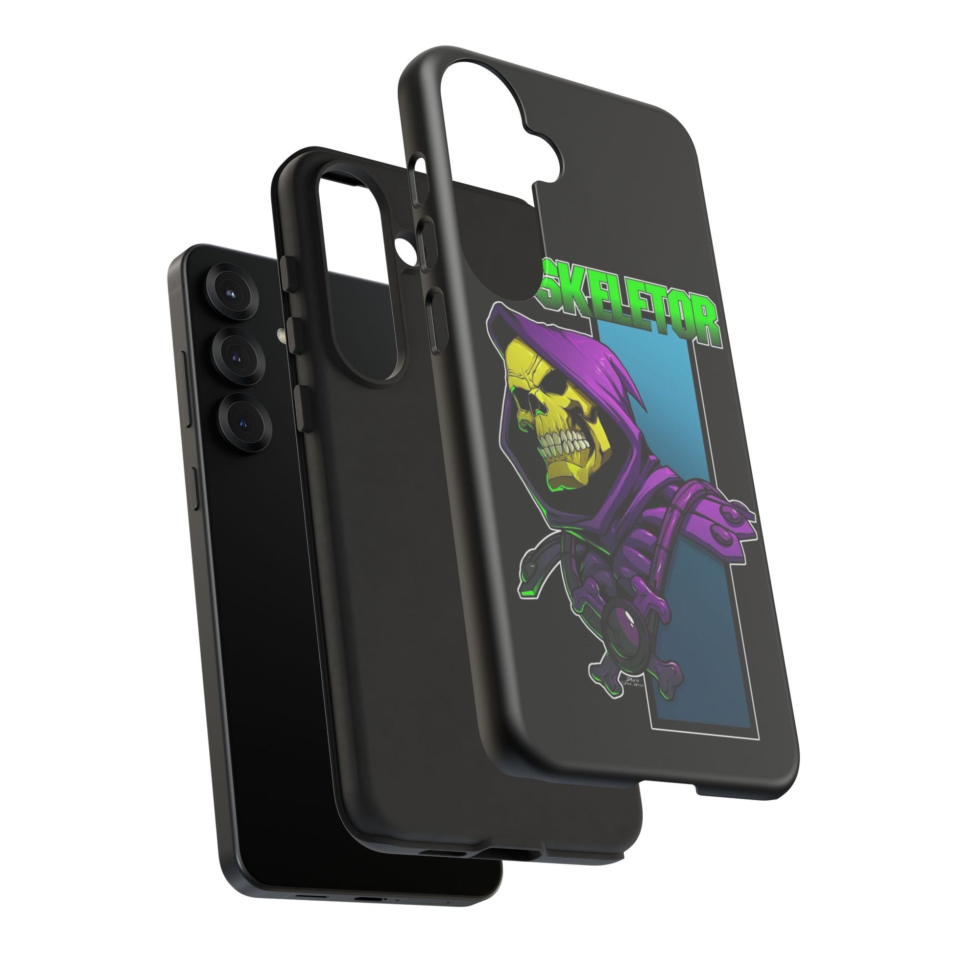 Skeletor Tough Cases for iPhones, Samsung, and Pixel