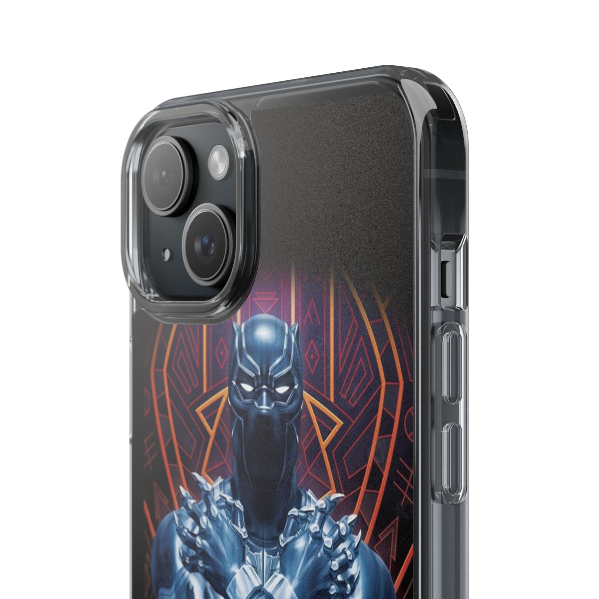 Black Panther Super Hero iPhone & Samsung Case, Wireless Charging compatible