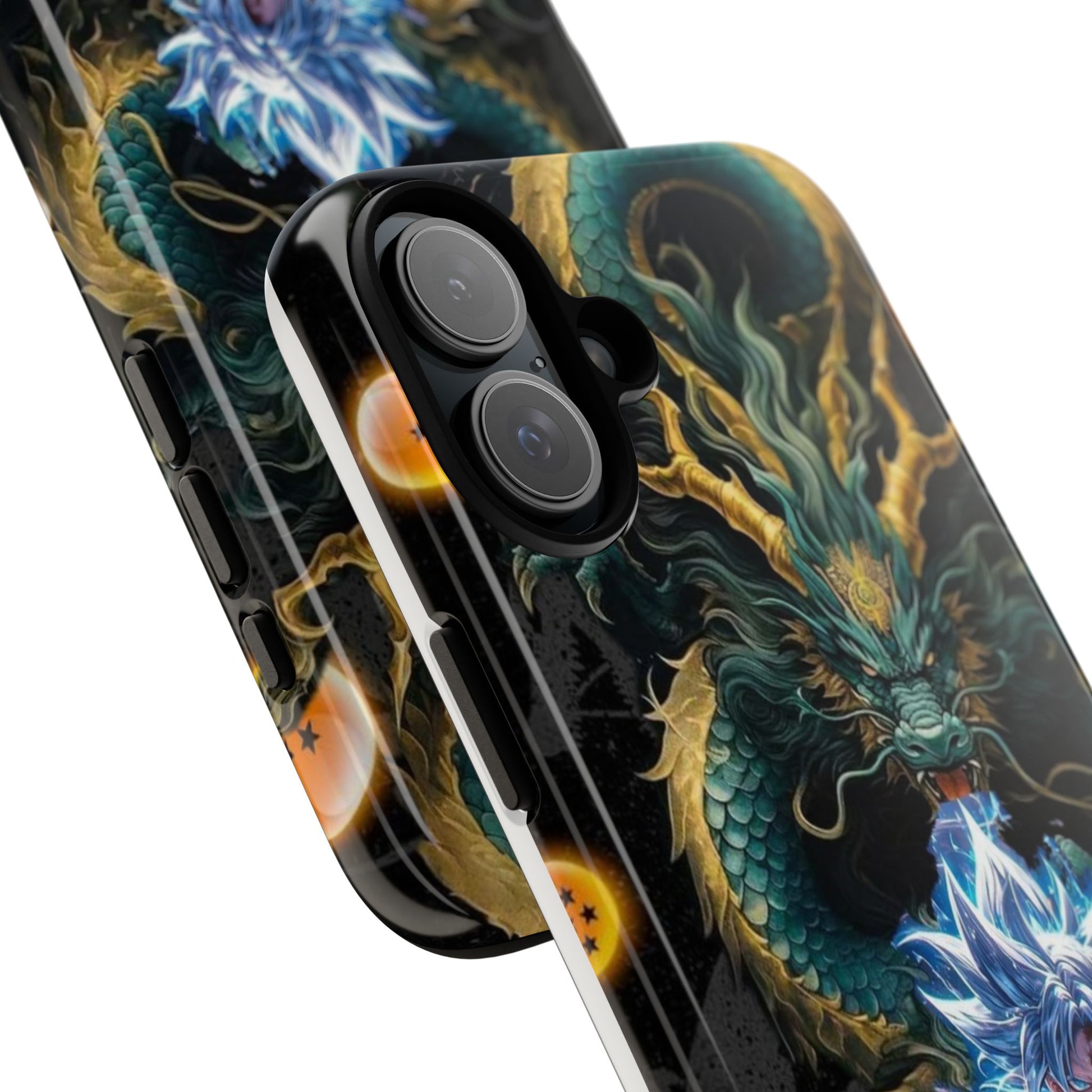 Anime Goku x Shenron Dragonball Z Tough Cases for iPhones, Samsung, and Pixel