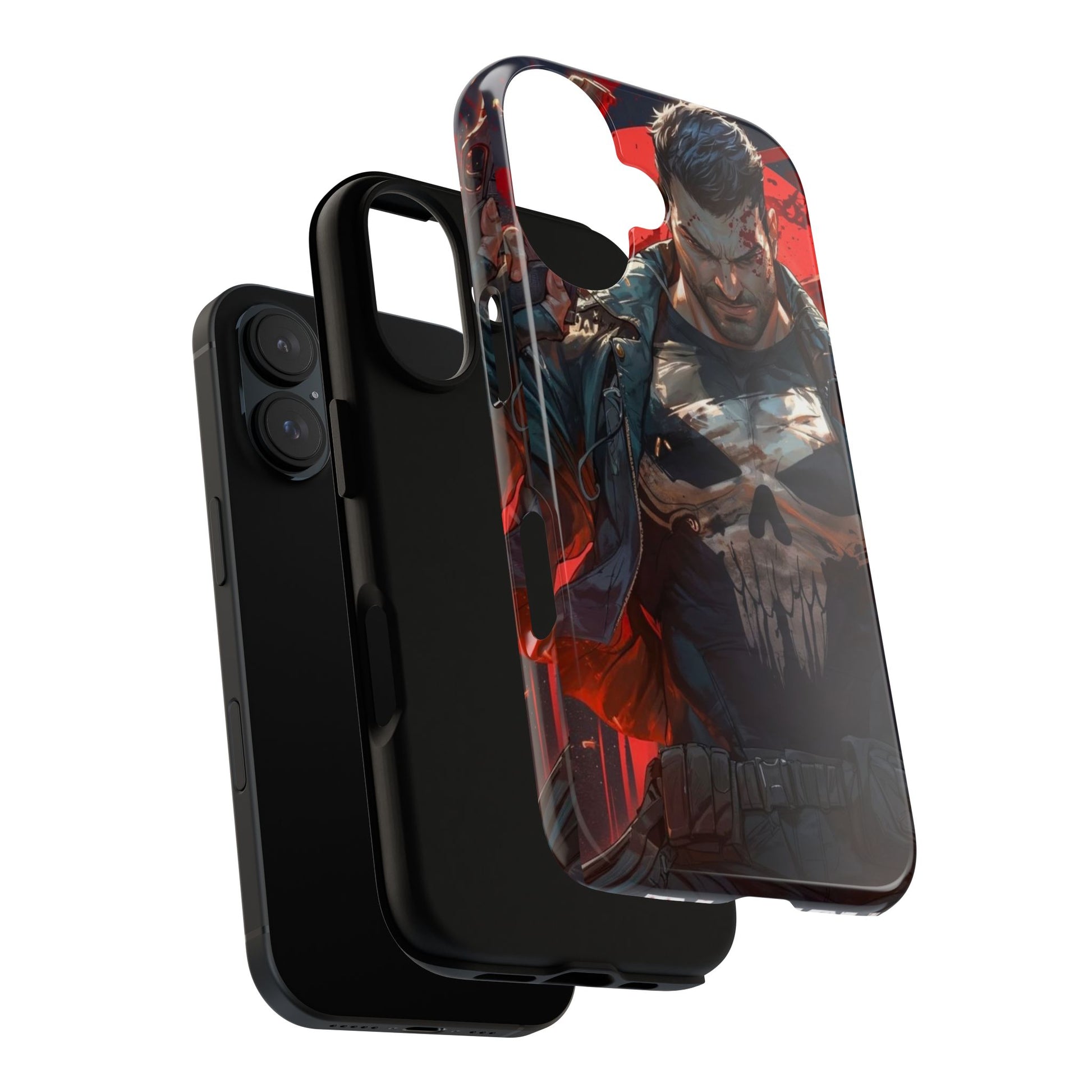 Punisher Tough Cases for iPhones, Samsung, and Pixel