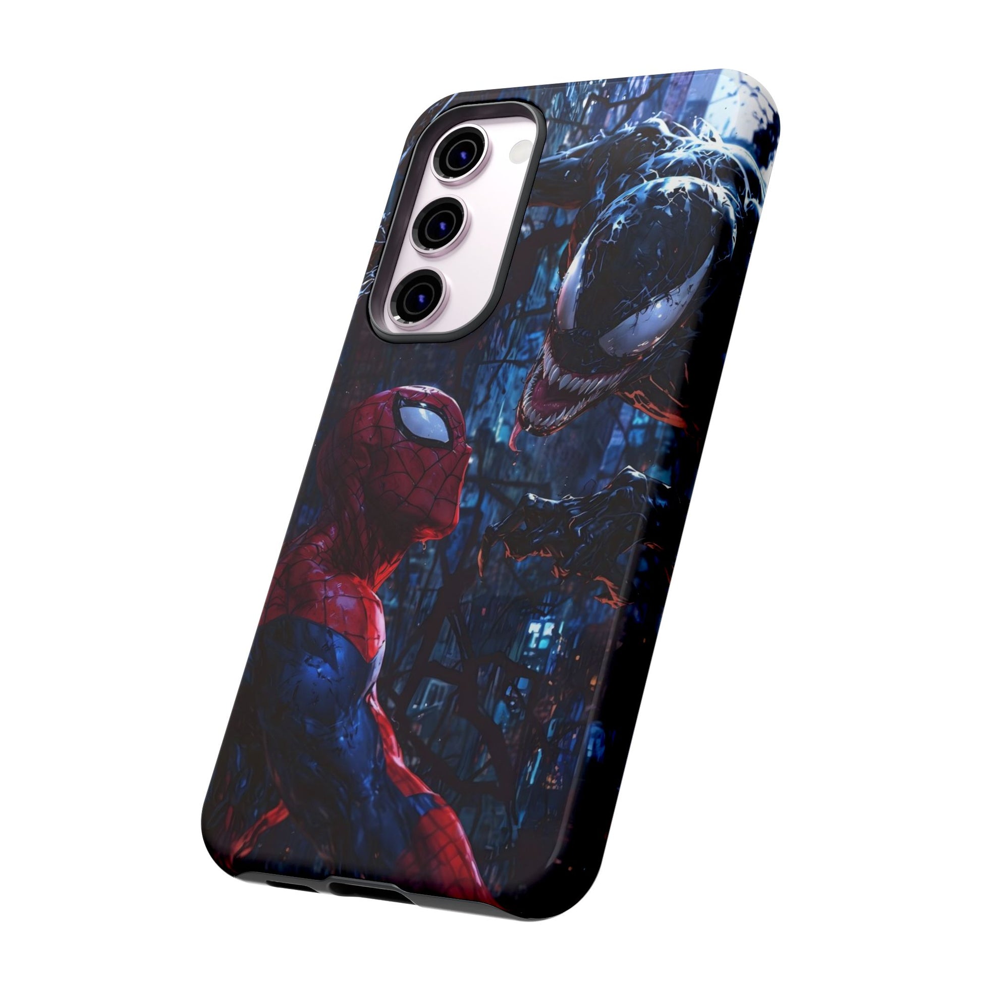 Venom x Spiderman Phone Case, Tough Cases for iPhones, Samsung, and Pixel